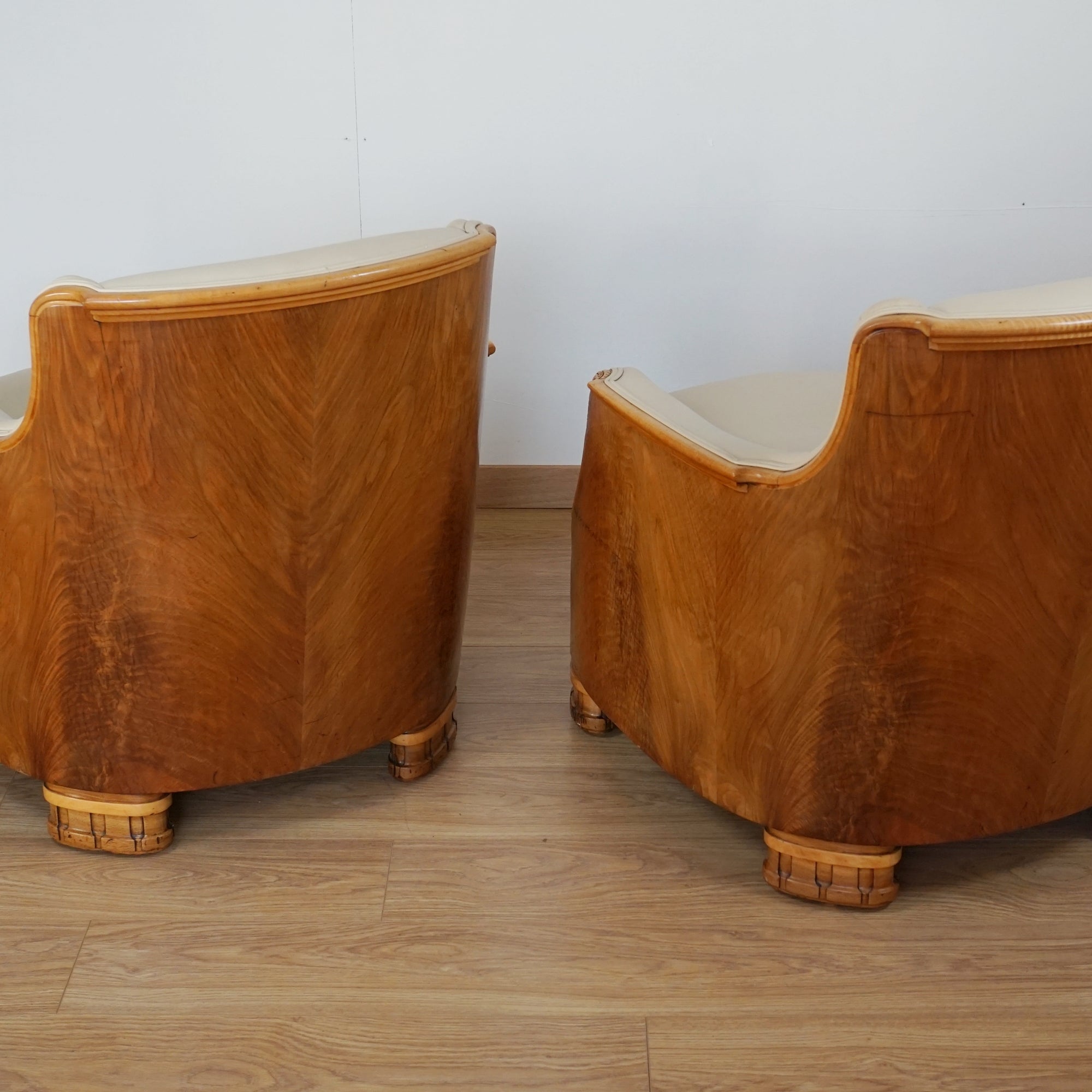 Art Deco Pair of Club Chairs by Maurice Adams - Jeroen Markies Art Deco 