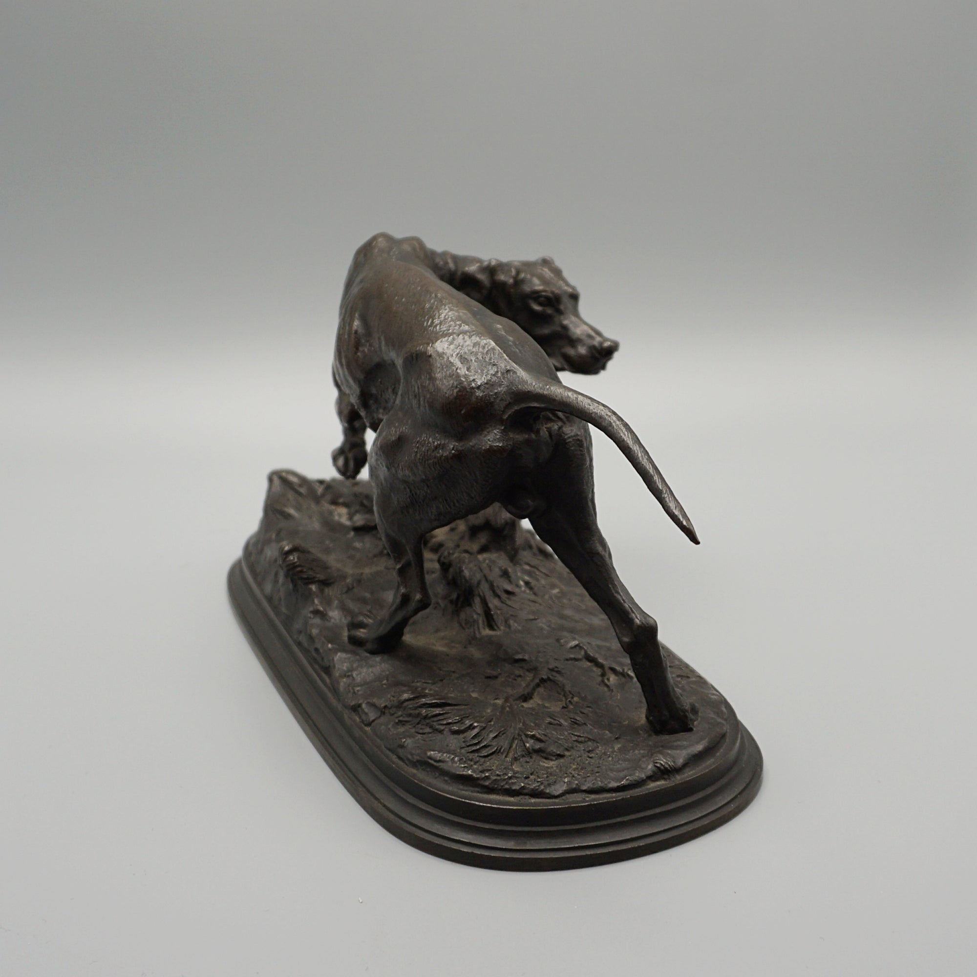 A late Victorian Bronze Pointer by Pierre Jules Mene (1810-1879), hunting/ hound dog, animalia - Jeroen Markies Art Deco 