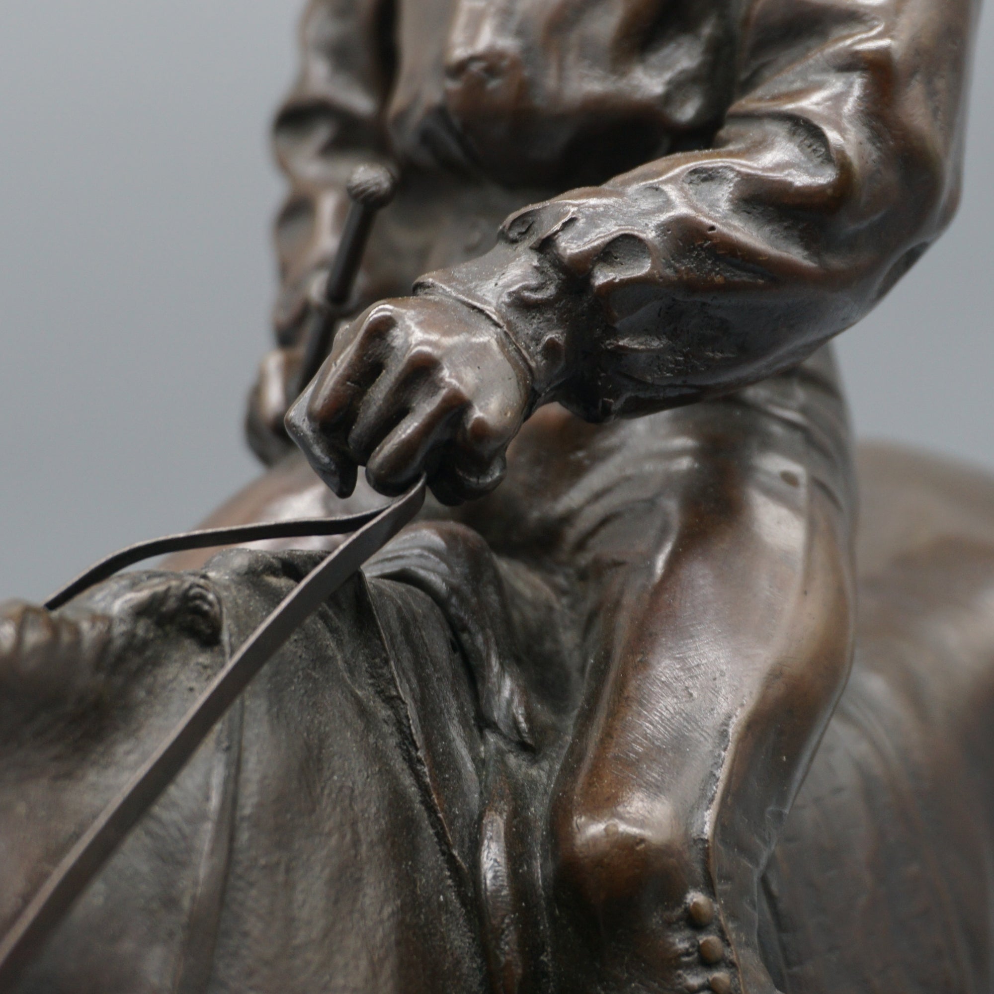 Pierre Jules Mene 'Jockey à Cheval' Original Bronze Mid-19th Century Sculpture - Jeroen Markies Art Deco