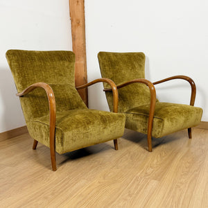 Pair of Mid-Century Chairs Attr. Guglielmo Ulrich