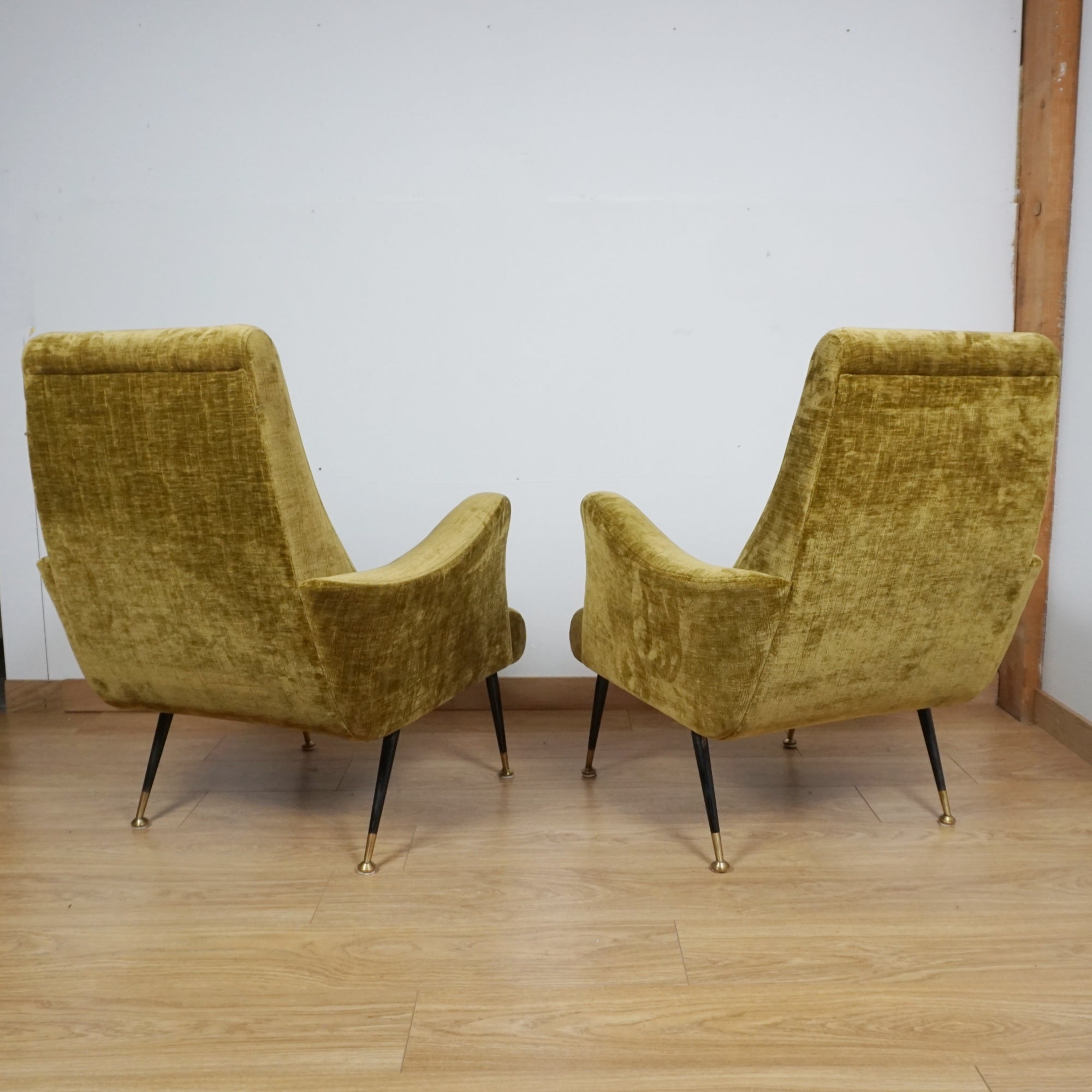 Pair of Mid-Century Italian Lounge Chairs