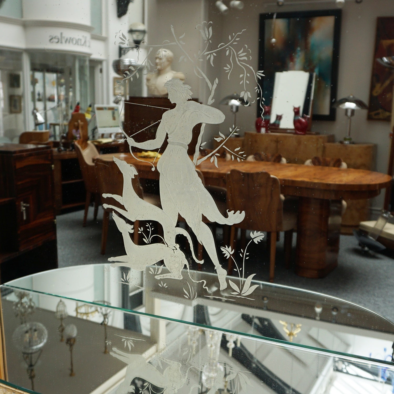 Original Art Deco 1930's Fontana Arte Mirrored Console - Jeroen Markies Art Deco
