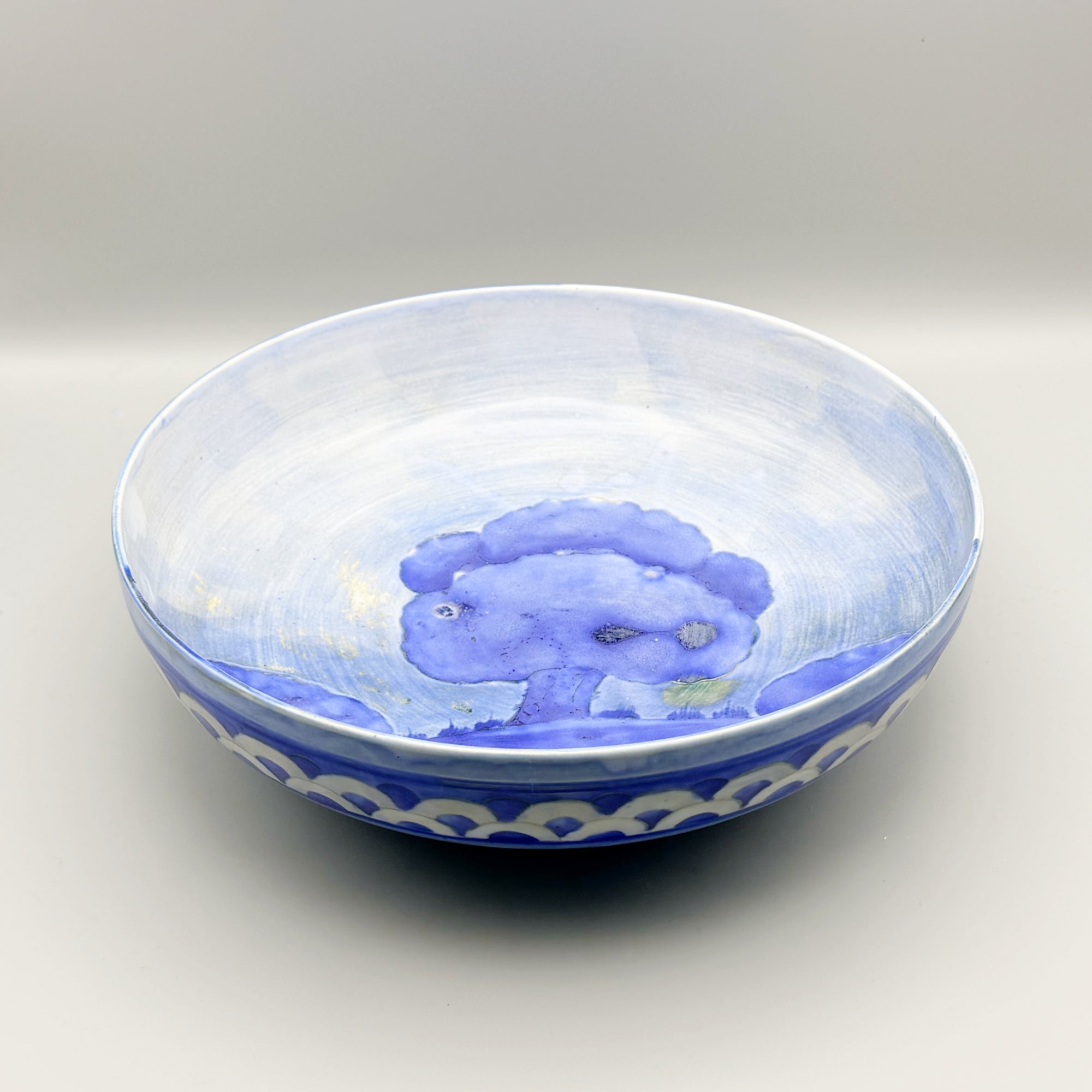 'Dawn Landscape' Bowl by William Moorcroft