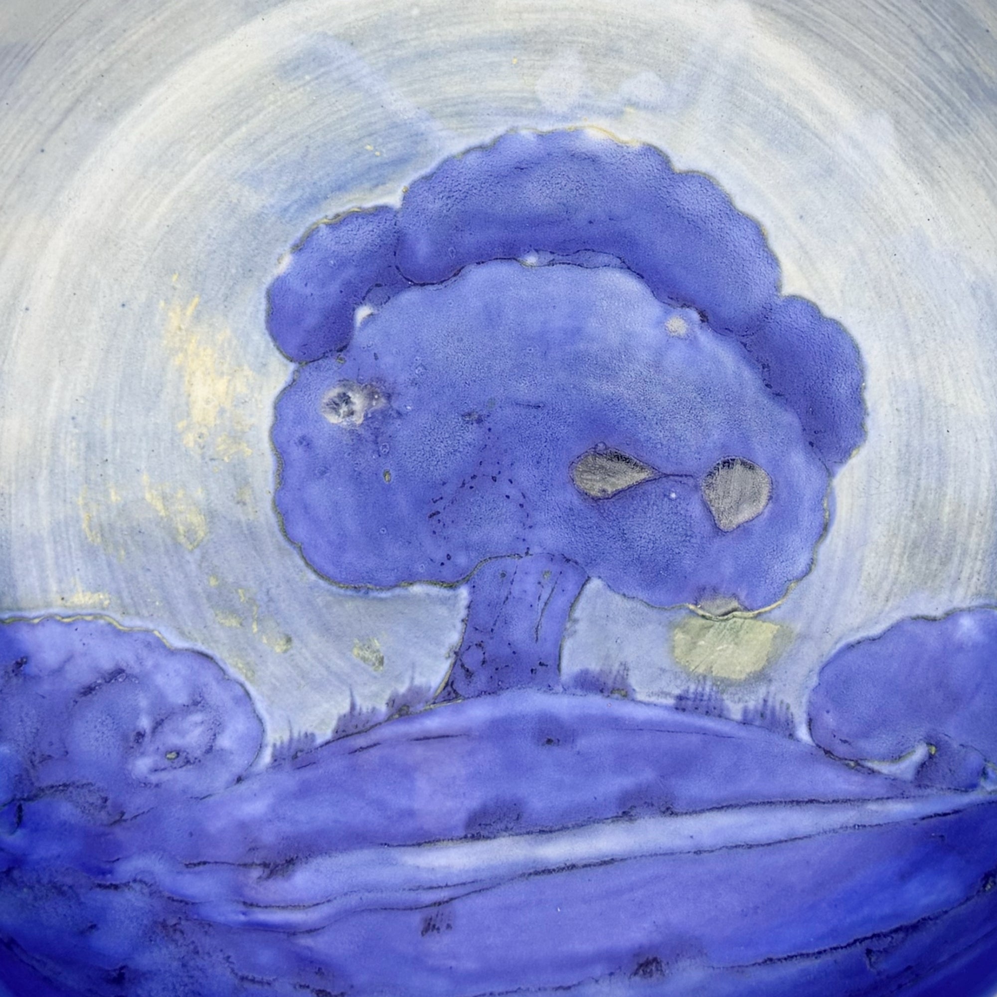 'Dawn Landscape' Bowl by William Moorcroft
