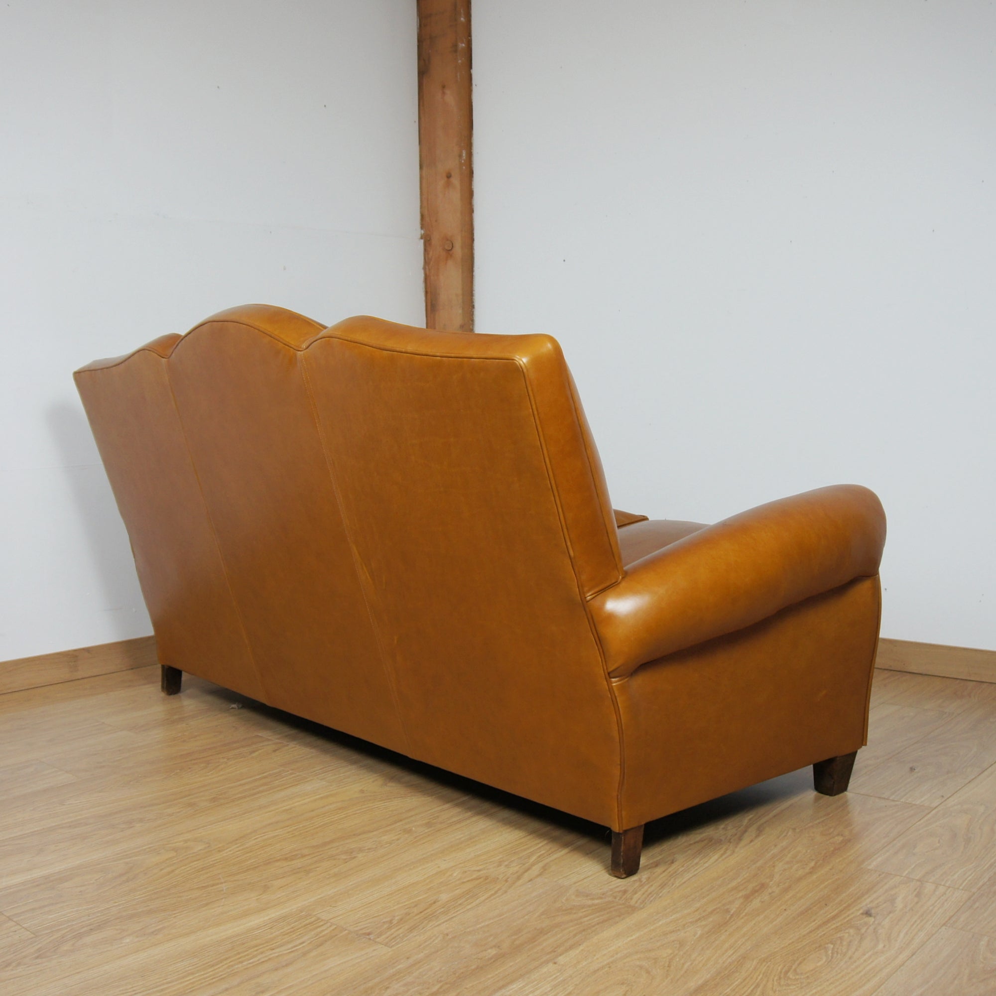 Art Deco Moustache Backed Sofa