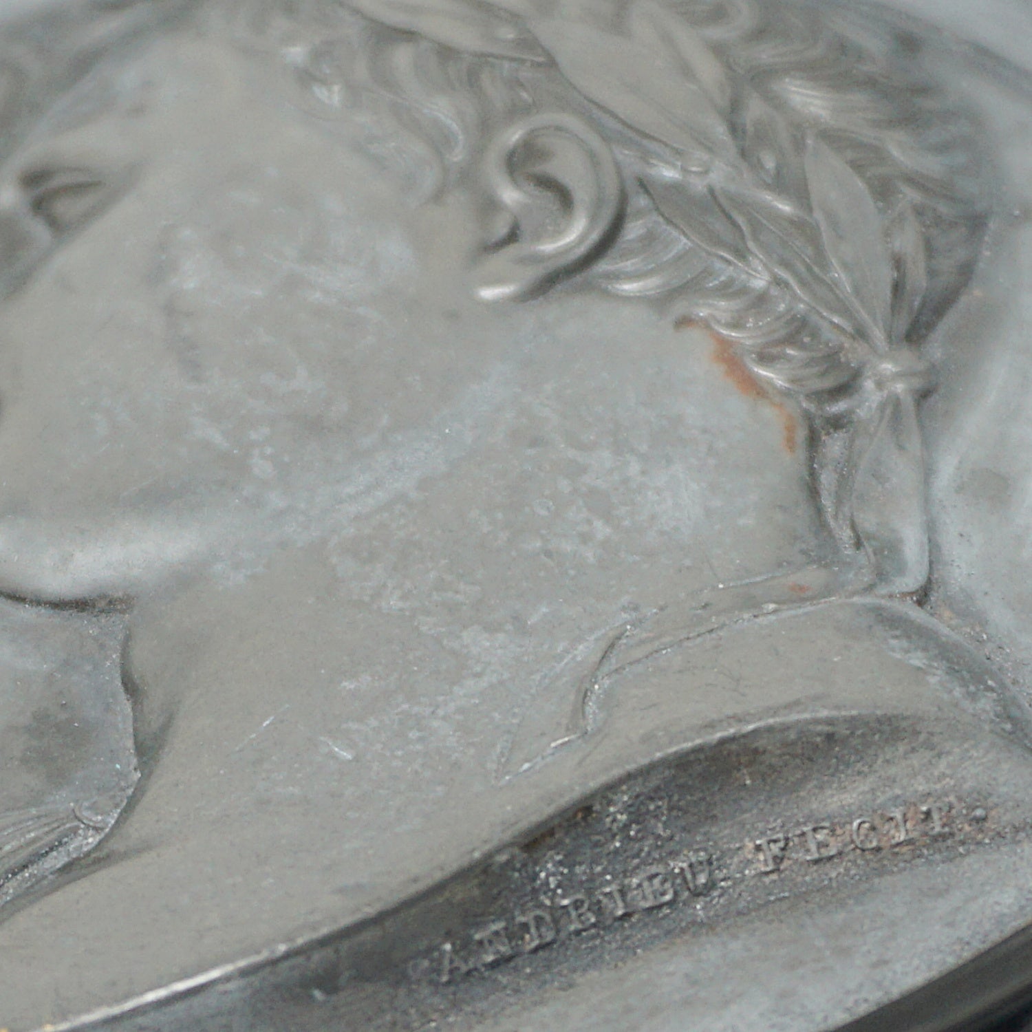 Napoleon Bonaparte and Marie Louise Lead Relief Circa 1810 - Jeroen Markies Art Deco