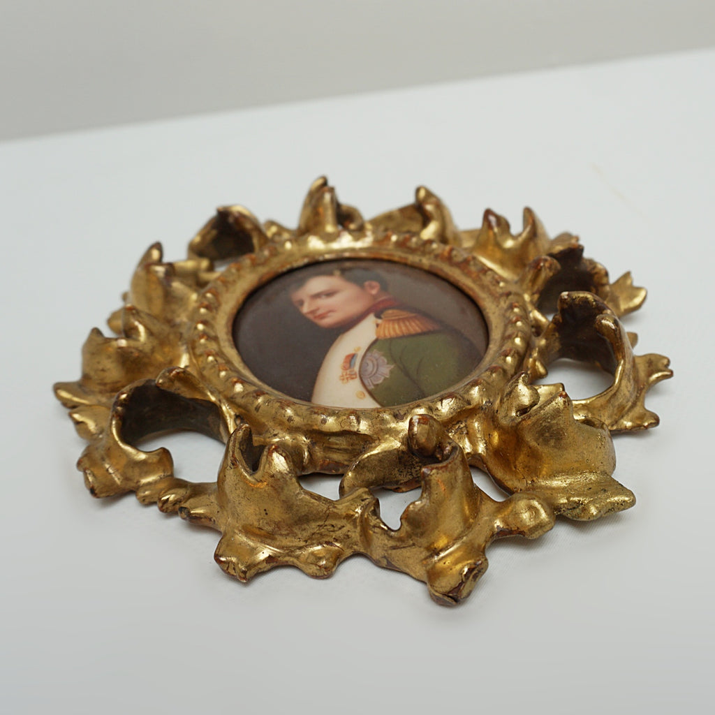 Vintage Napoleon 19th Century Painted Ceramic Wall Hanging - Jeroen Markies Art Deco