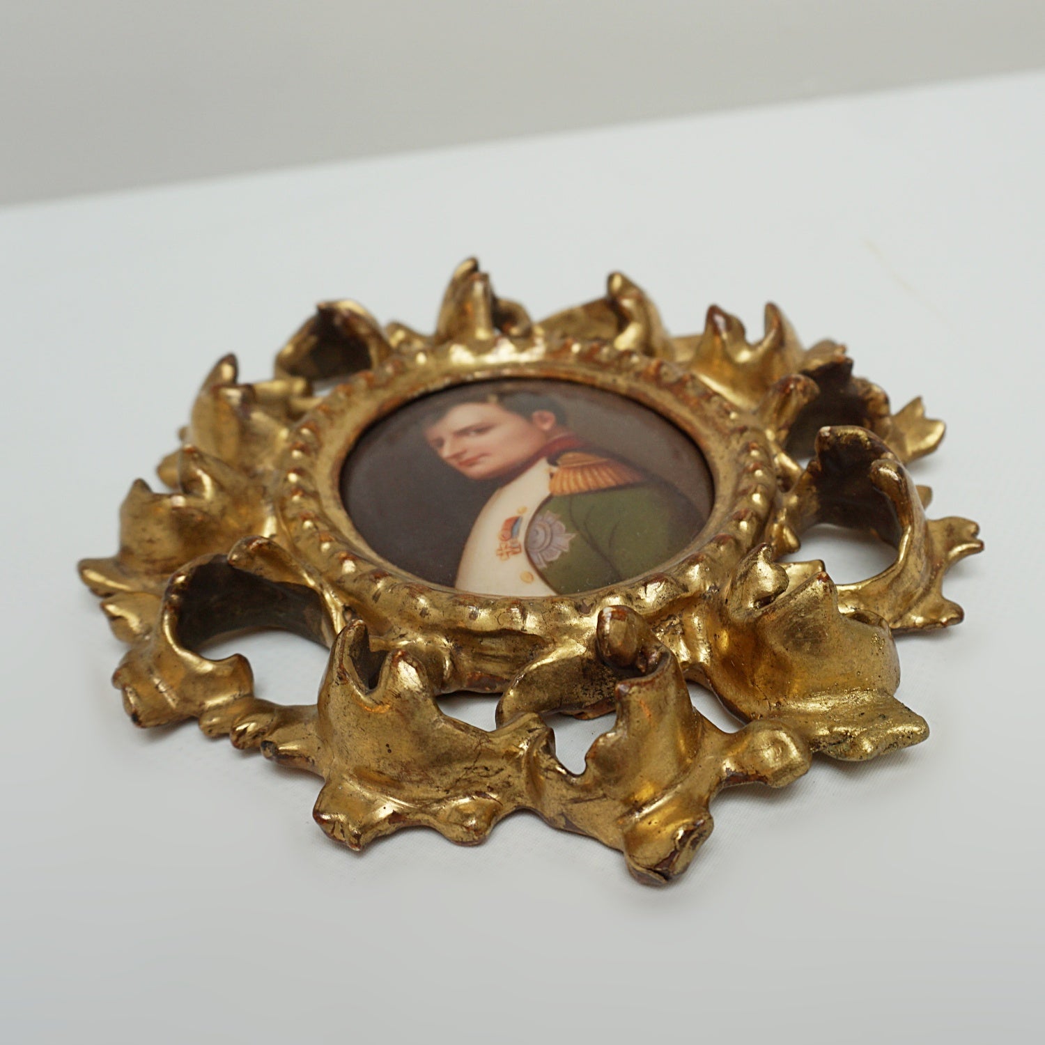 Vintage Napoleon 19th Century Painted Ceramic Wall Hanging - Jeroen Markies Art Deco