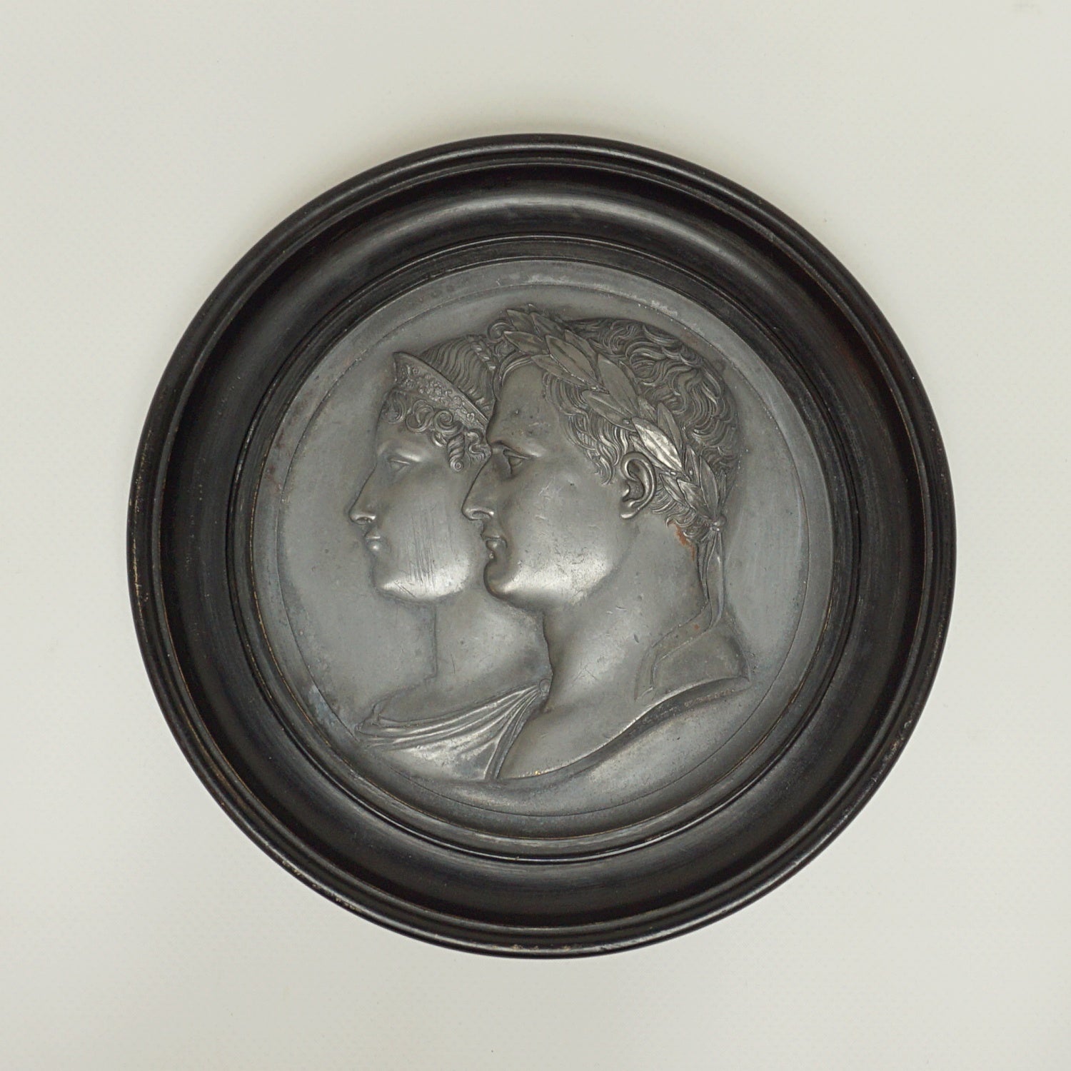 Napoleon Bonaparte and Marie Louise Lead Relief Circa 1810 - Jeroen Markies Art Deco