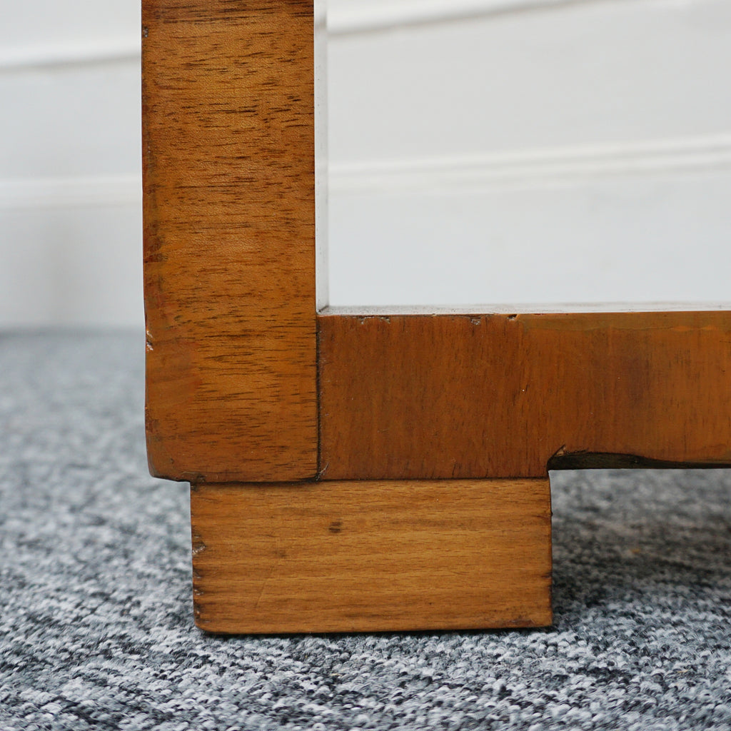 An Art Deco Figured Walnut Nest of Tables, 1930s Side Table, coffee table with four separate tables - Jeroen Markies Art Deco