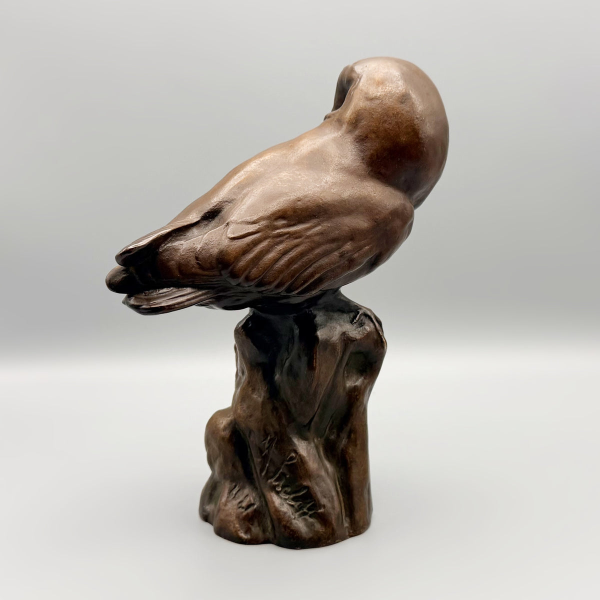 Resting Owl Art Deco Bronze Sculpture | Markies Antiques Ltd