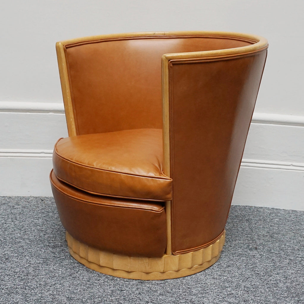 Vintage Art Deco Tub Chairs - Original French Art Deco Seating - Jeroen Markies Art Deco