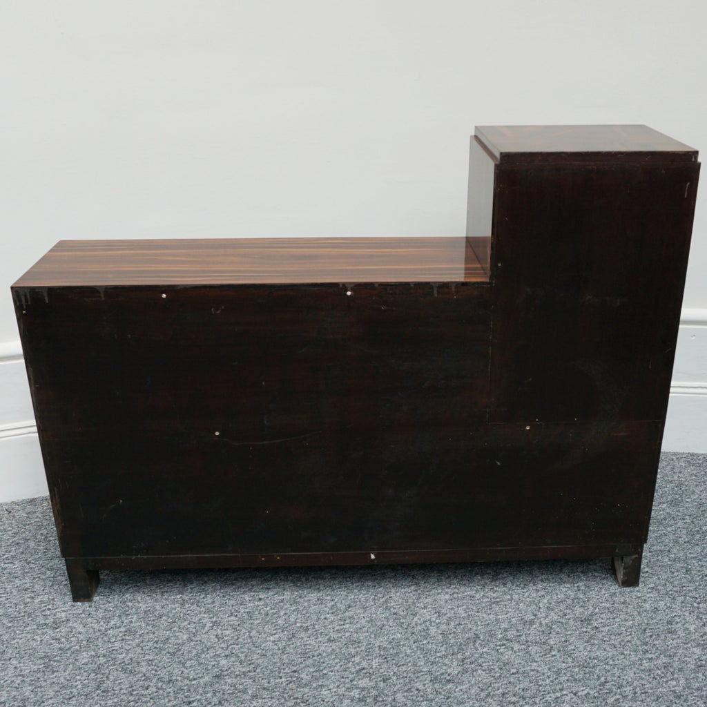 Pair of Vintage Macassar Ebony French Art Deco Bookcase Cabinets - Jeroen Markies Art Deco