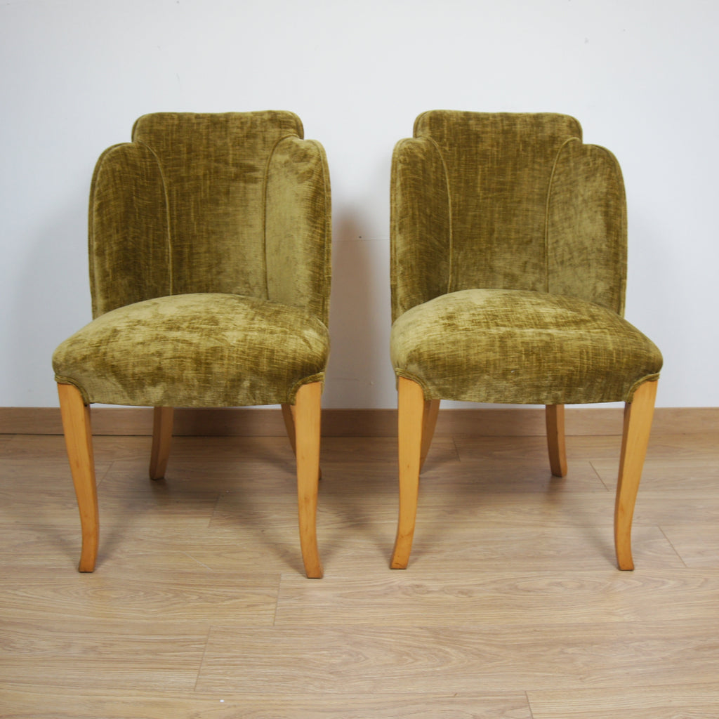 Pair of Art Deco 'Cloud' Chairs by Harry & Lou Epstein