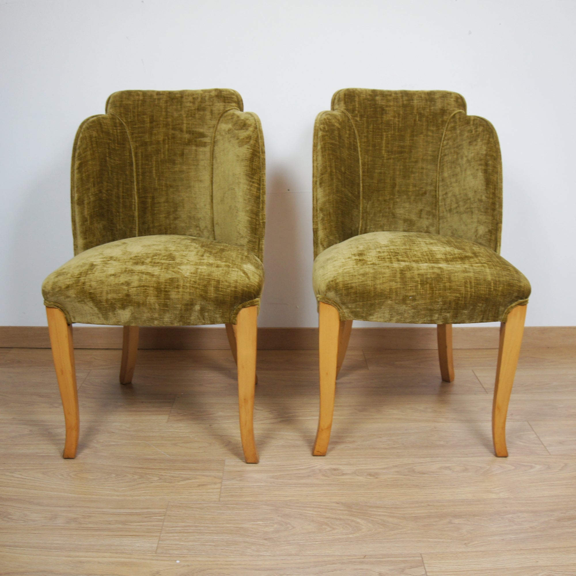 Pair of Art Deco 'Cloud' Chairs by Harry & Lou Epstein
