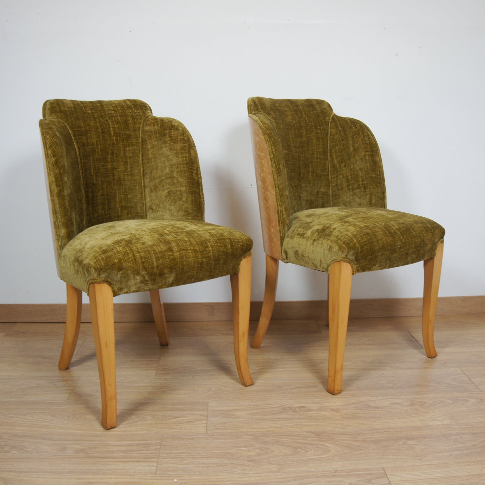 Pair of Art Deco 'Cloud' Chairs by Harry & Lou Epstein