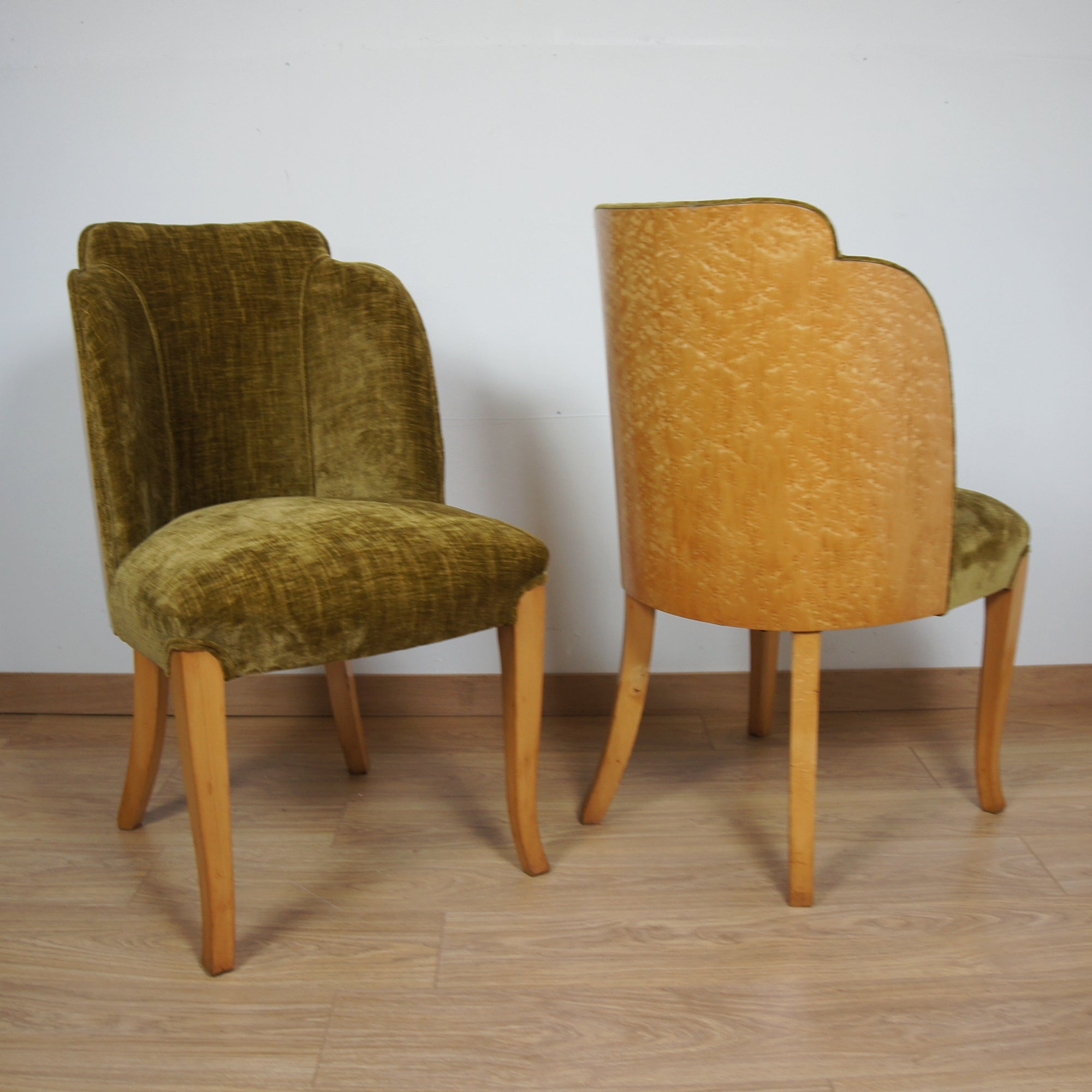 Pair of Art Deco 'Cloud' Chairs by Harry & Lou Epstein