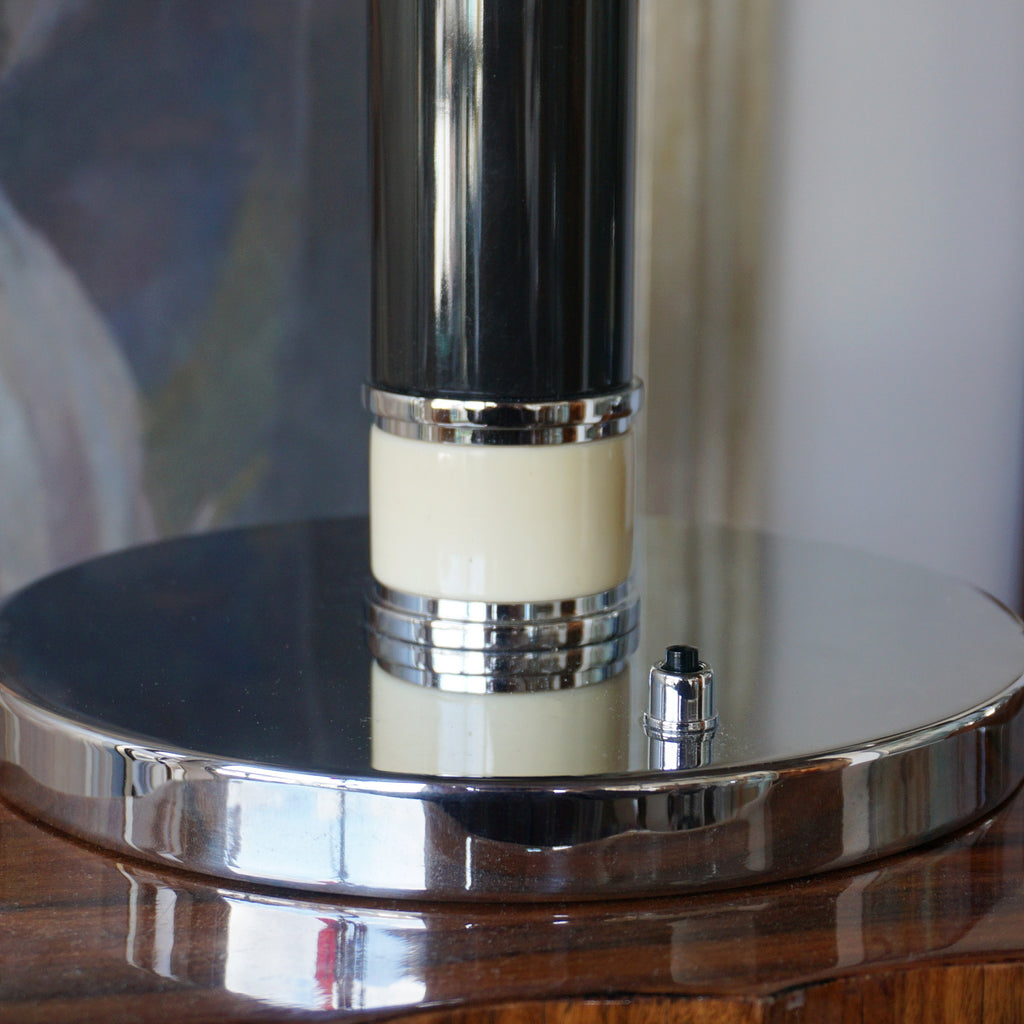 Art Deco Bakelite and Chrome Dome Lamps - Jeroen Markies Art Deco
