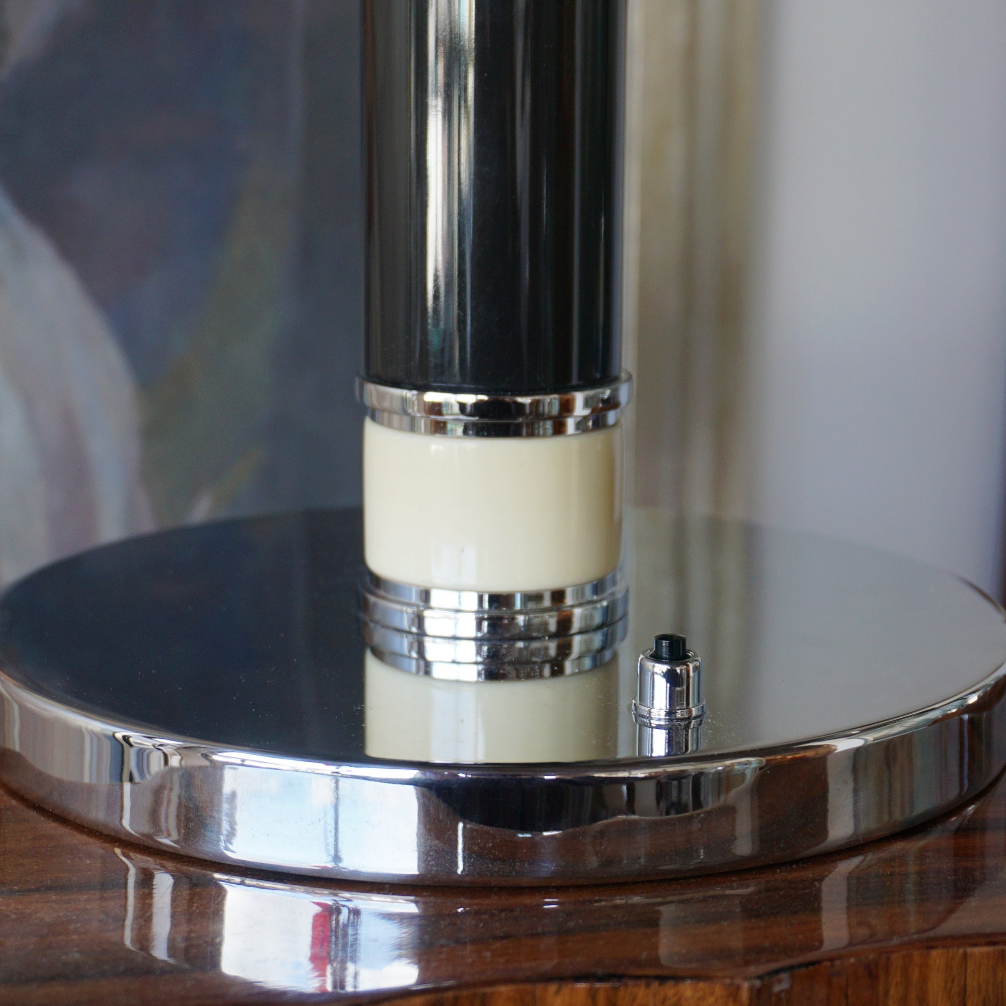 Art Deco Bakelite and Chrome Dome Lamps - Jeroen Markies Art Deco