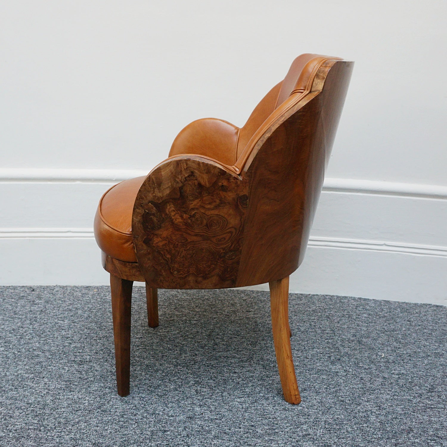 A pair of Art Deco armchairs by Harry & Lou Epstein