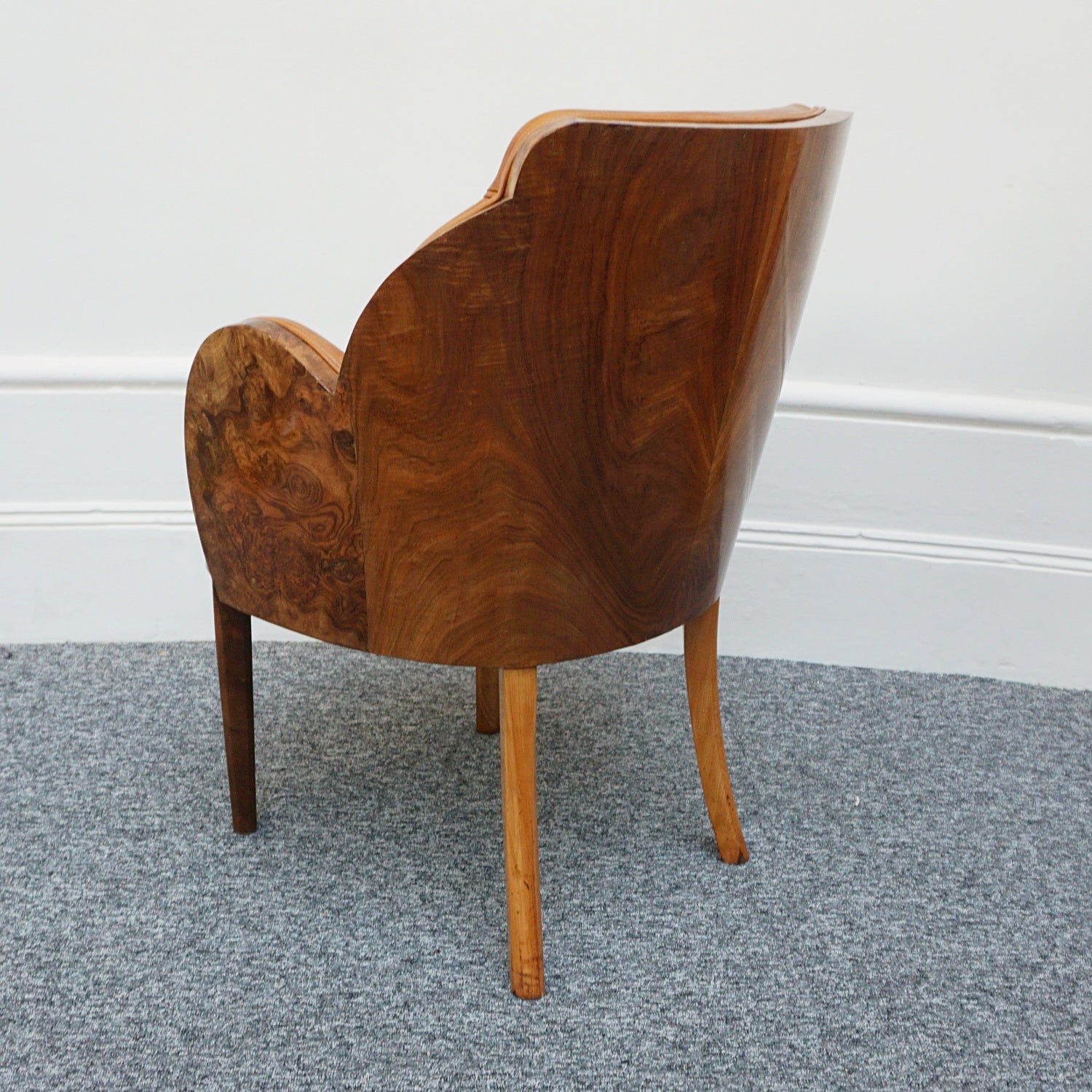 A pair of Art Deco armchairs by Harry & Lou Epstein