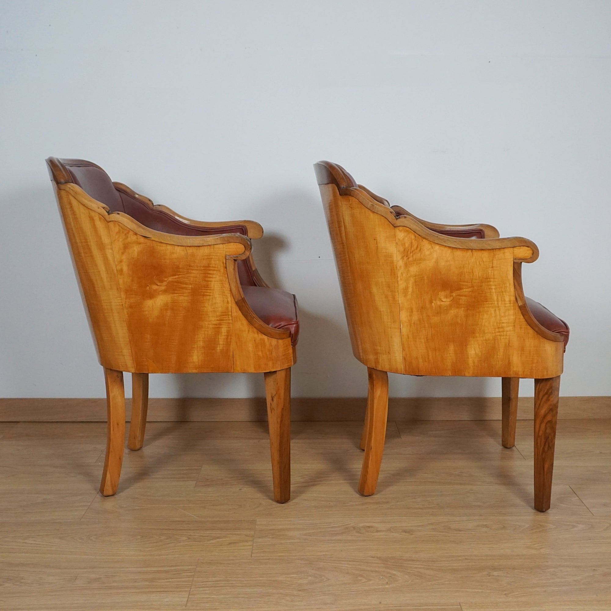 Pair of Art Deco Armchairs by Maurice Adams - Markies Antiques ltd