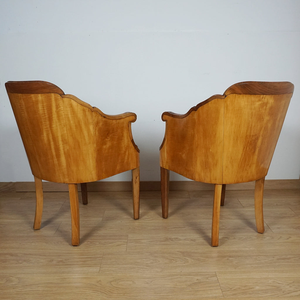 Pair of Art Deco Armchairs by Maurice Adams - Markies Antiques ltd