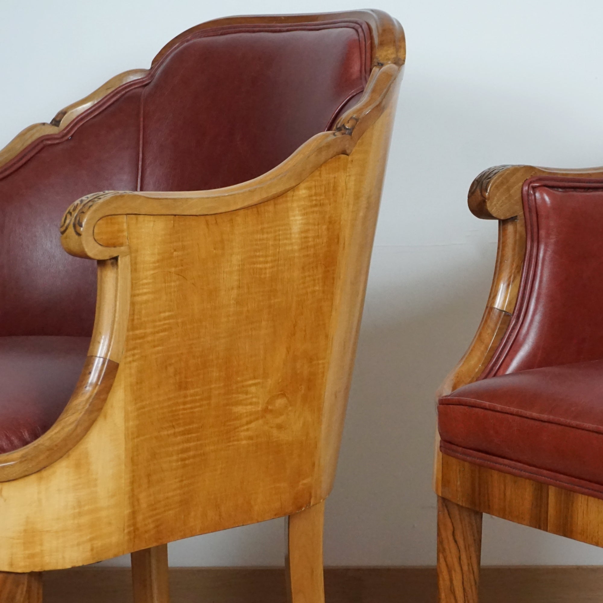 Pair of Art Deco Armchairs by Maurice Adams - Markies Antiques ltd