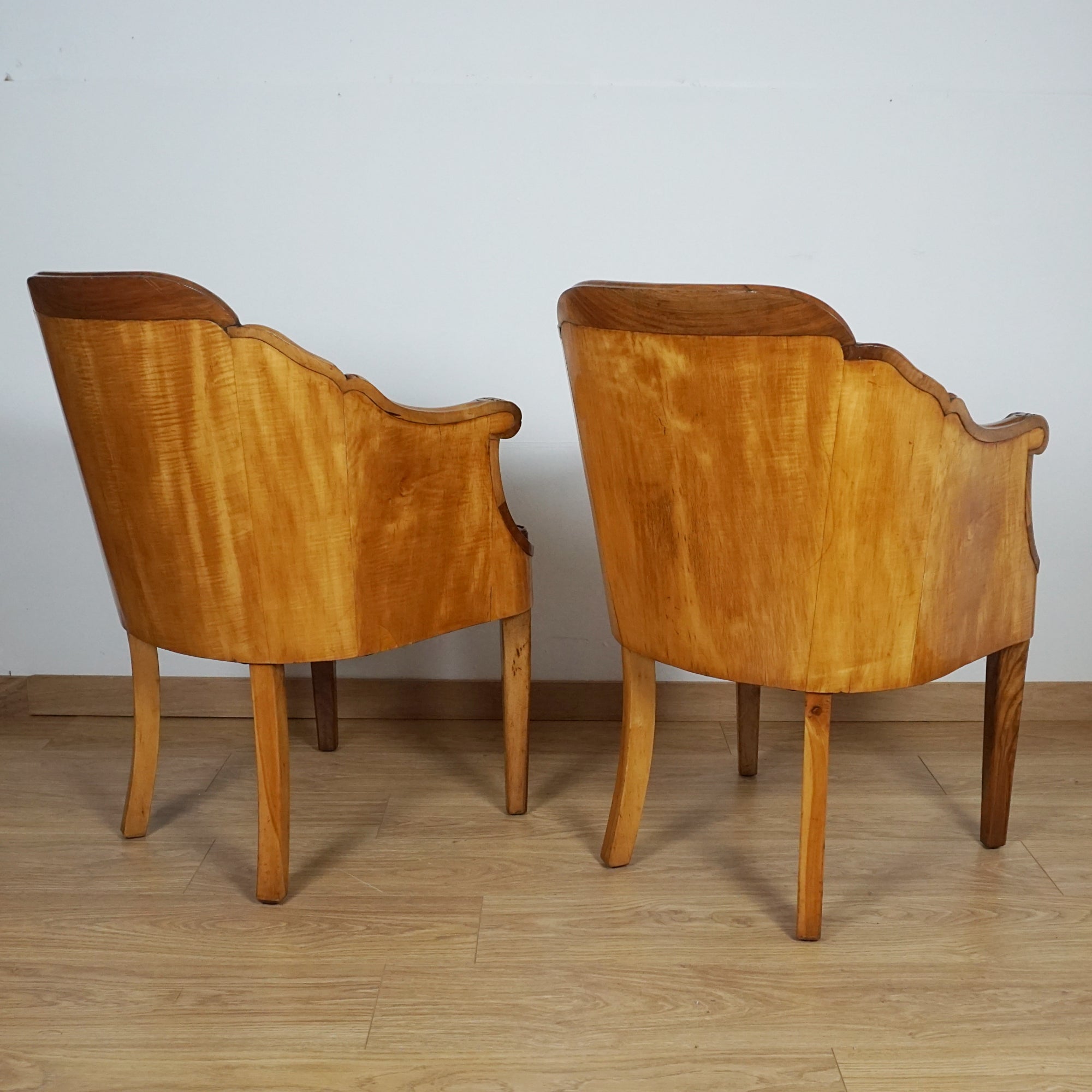 Pair of Art Deco Armchairs by Maurice Adams - Markies Antiques ltd
