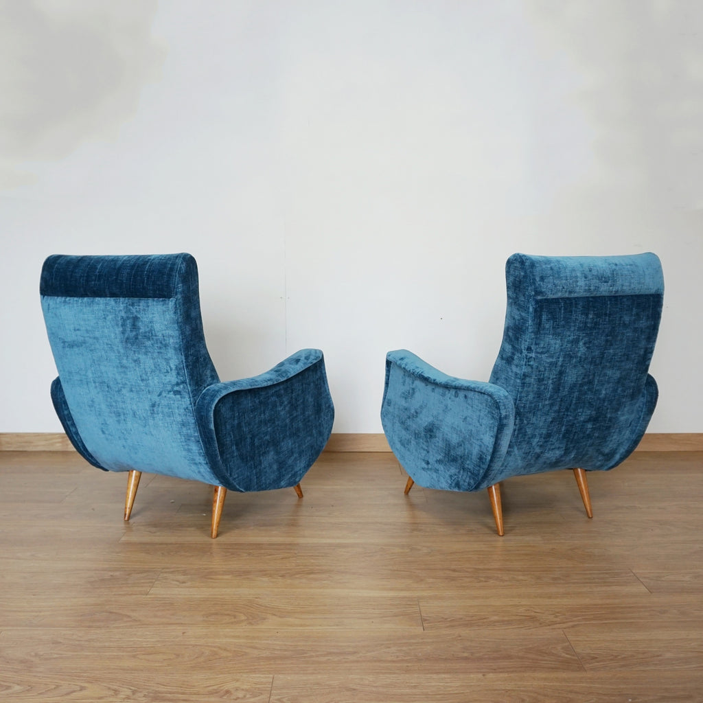 Mid-Century Chairs Attributed to Gio Ponti - Jeroen Markies Art Deco
