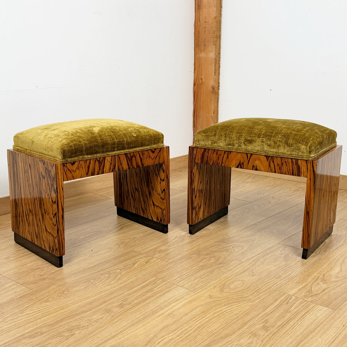 Pair of Italian Art Deco Stools | Markies Antiques ltd