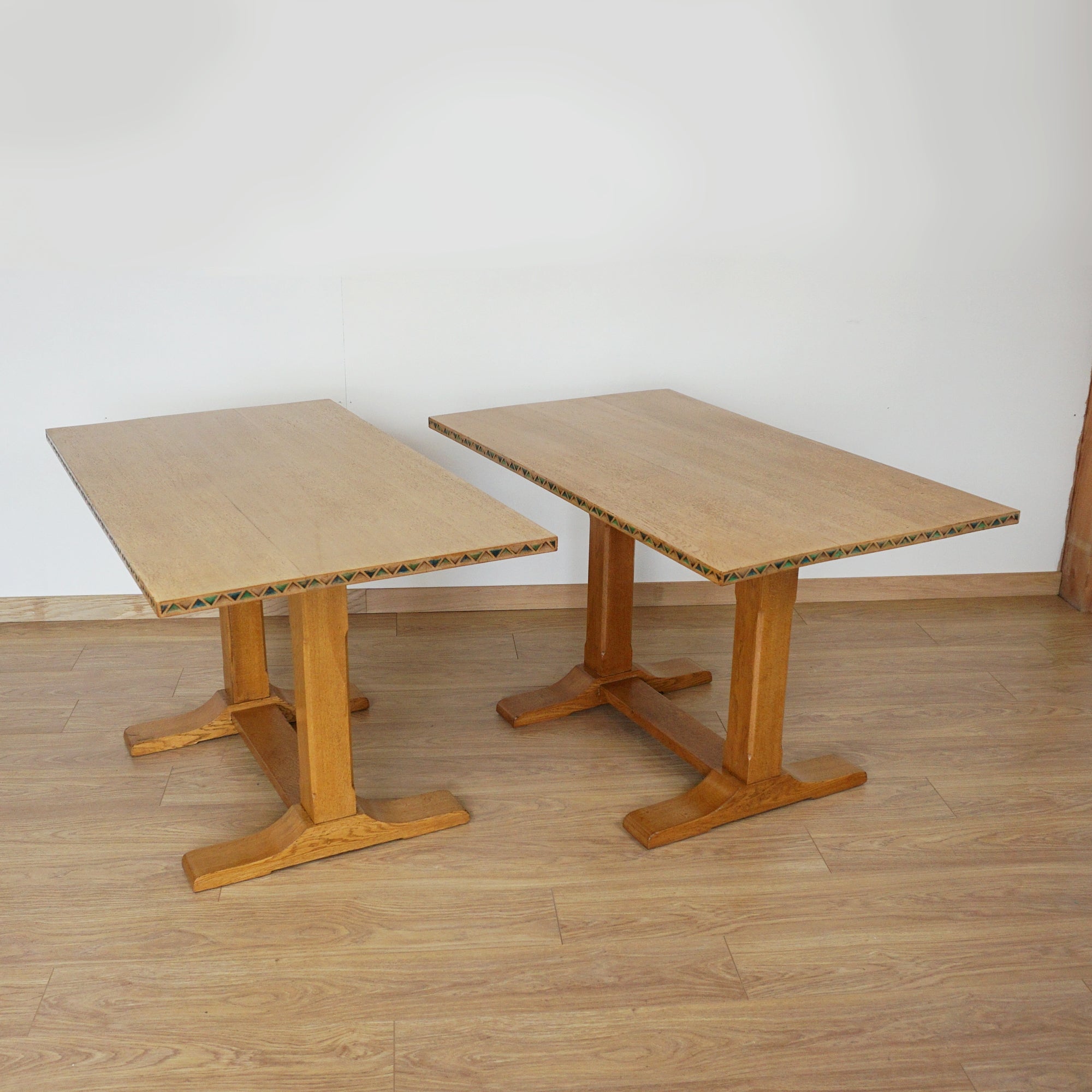 Pair of Heal's of London Arts & Crafts Dining Tables - Jeroen Markies Art Deco 