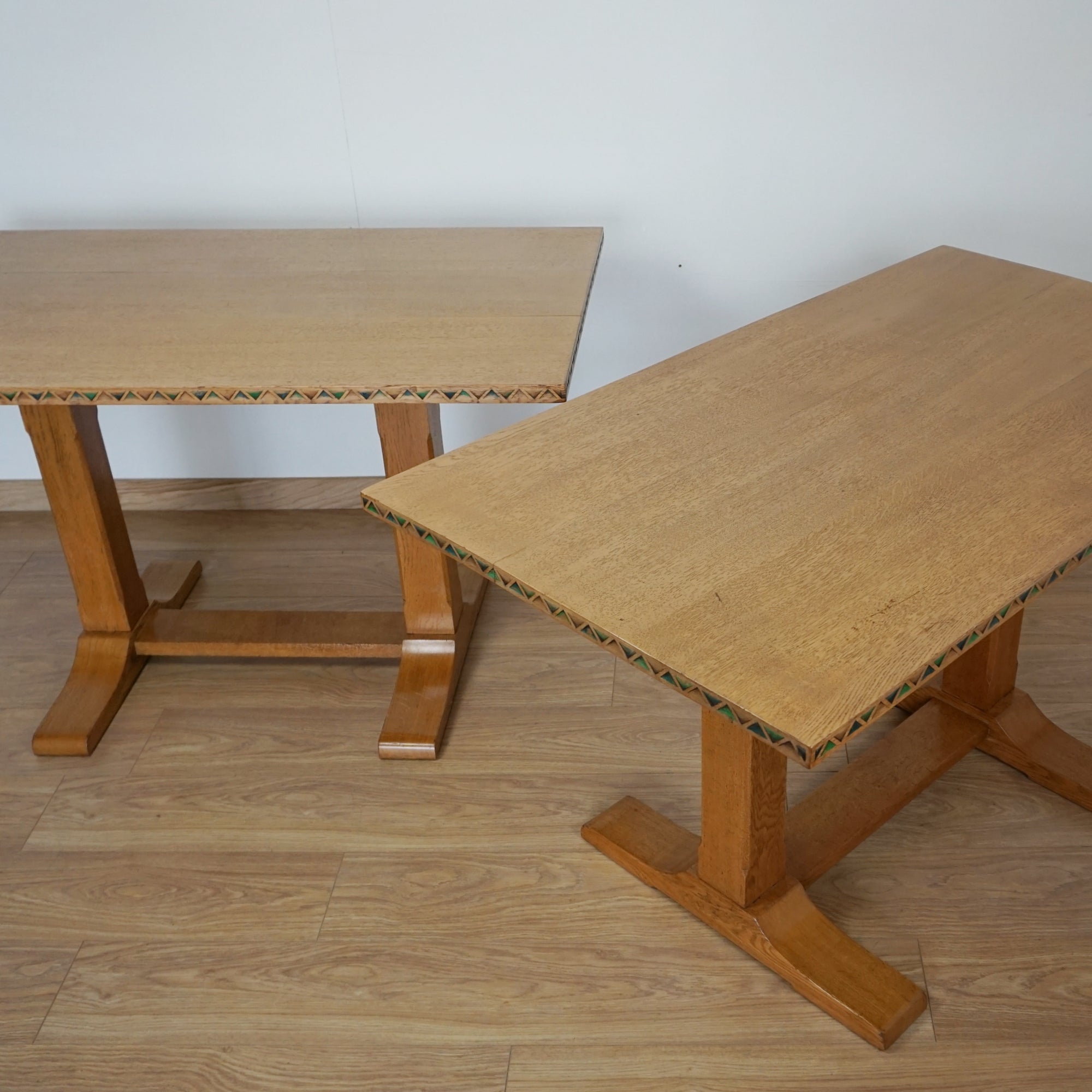 Pair of Heal's of London Arts & Crafts Dining Tables - Jeroen Markies Art Deco 