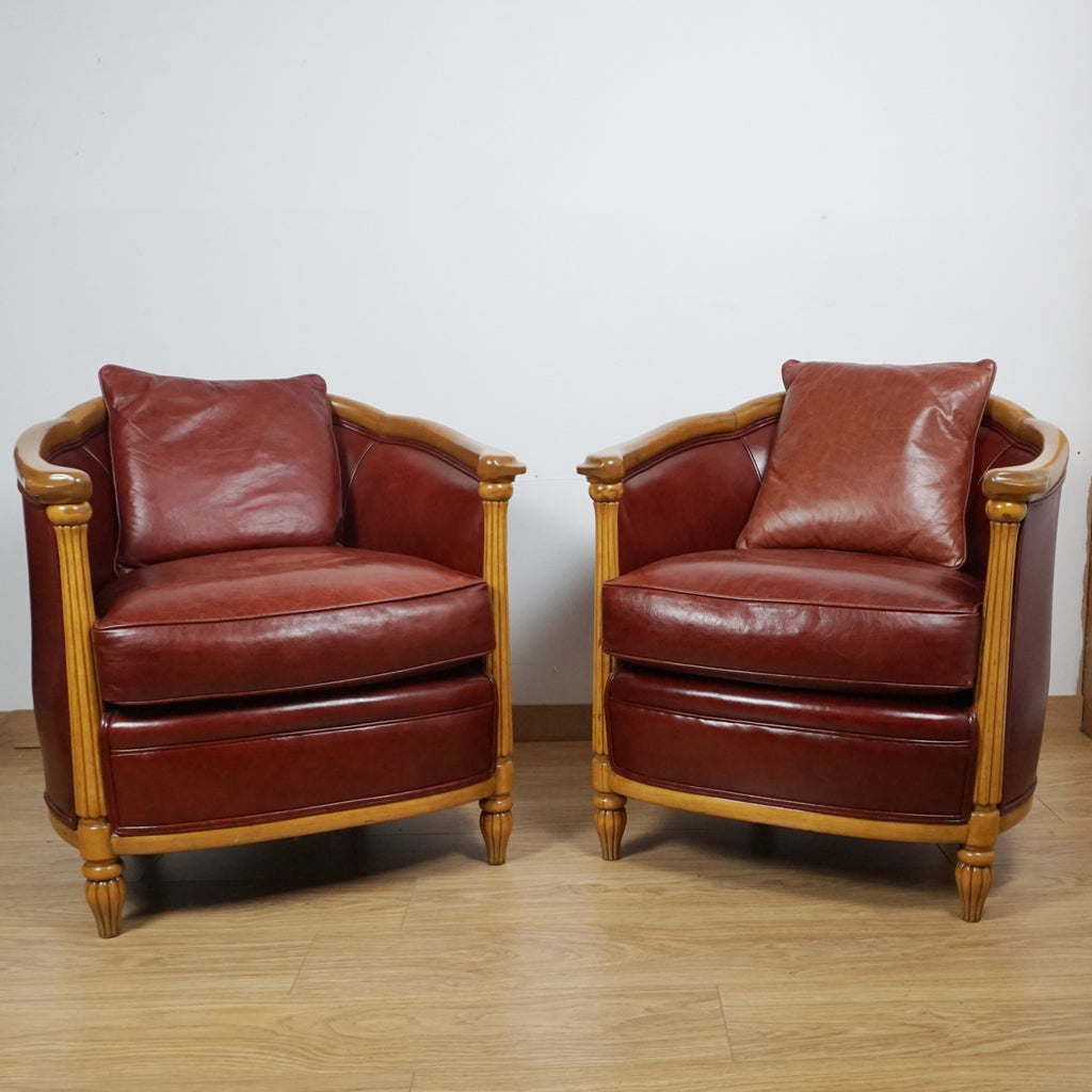 Pair of Art Deco Tub Chairs