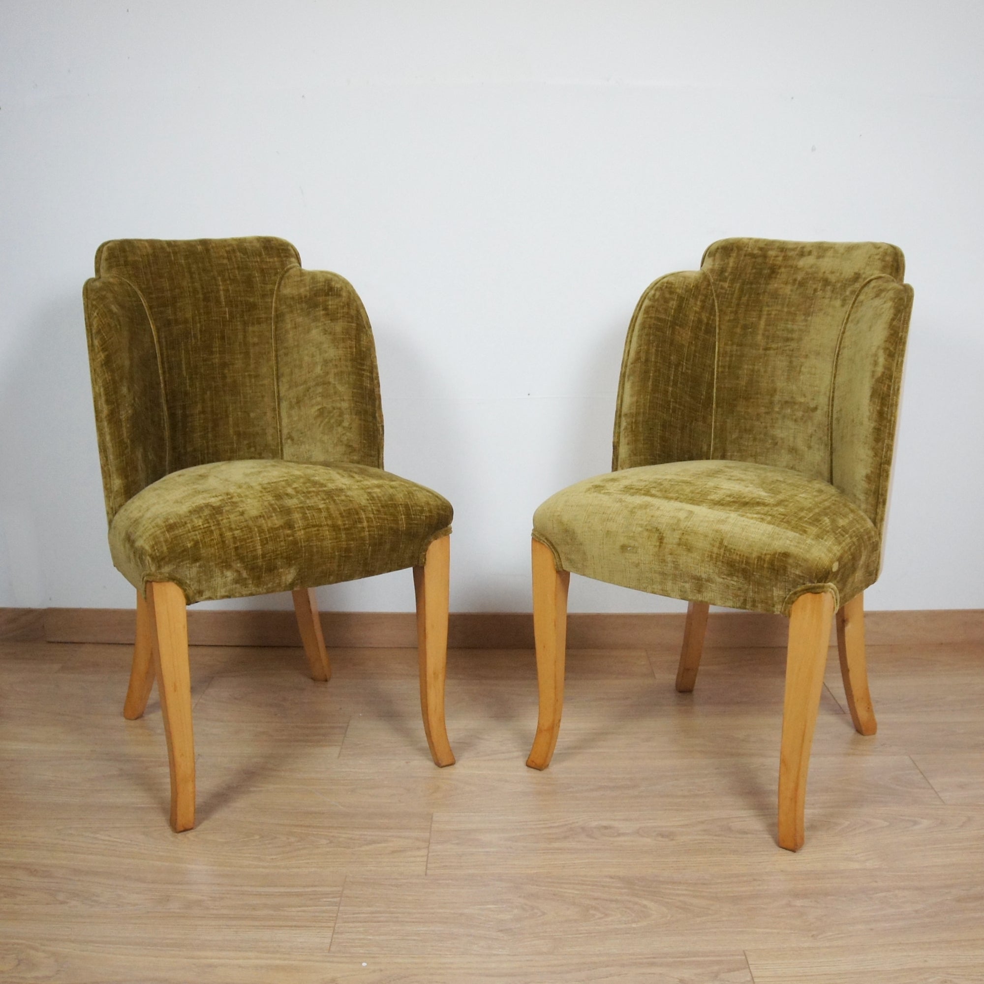 Pair of Art Deco 'Cloud' Chairs by Harry & Lou Epstein