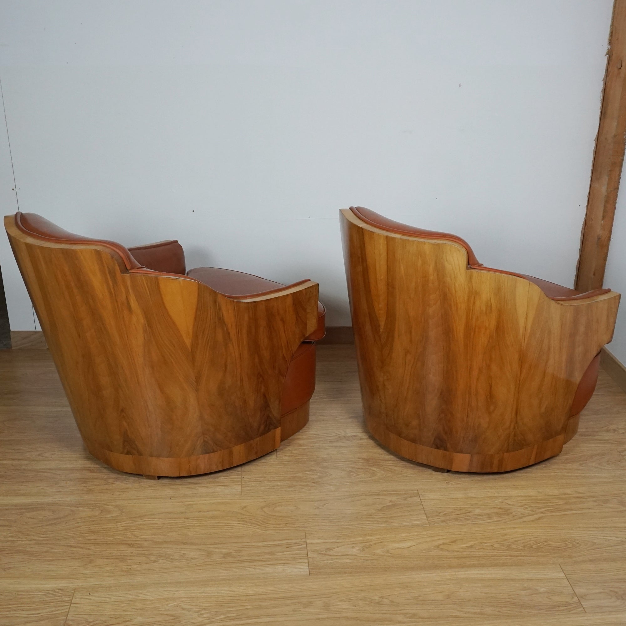 Pair of Art Deco Lounge Chairs by Harry & Lou Epstein - Markies Antiques Ltd