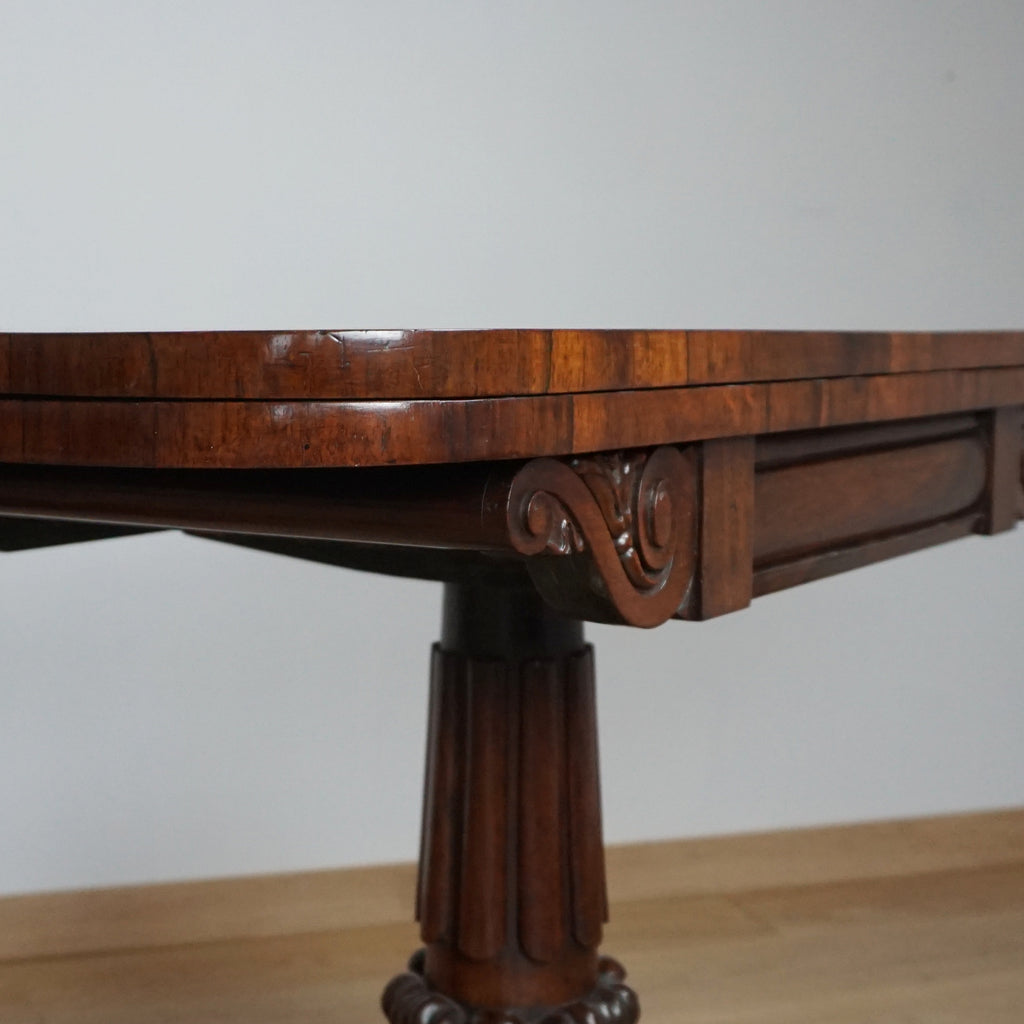 Pair of William IV Rosewood Card Tables - Jeroen Markies Art Deco
