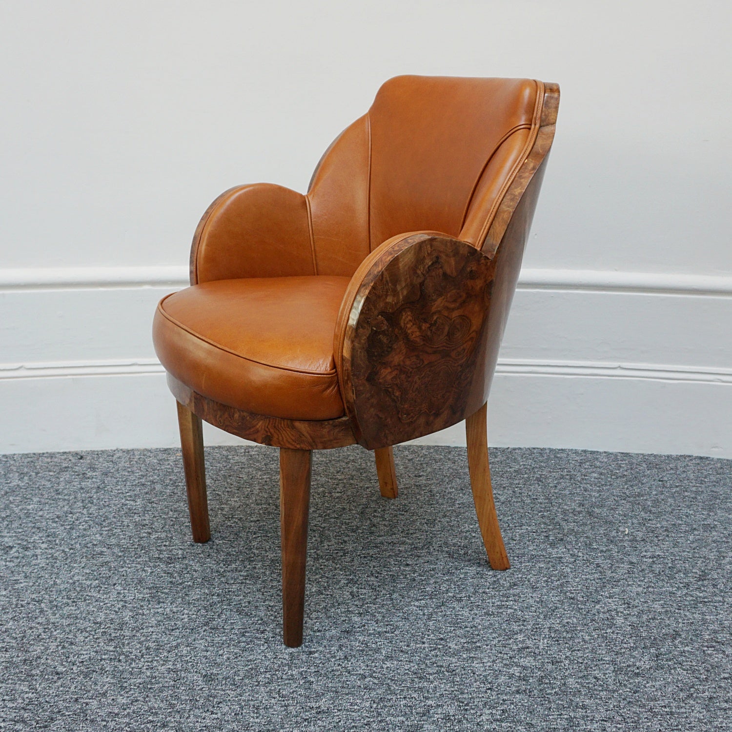 A pair of Art Deco armchairs by Harry & Lou Epstein