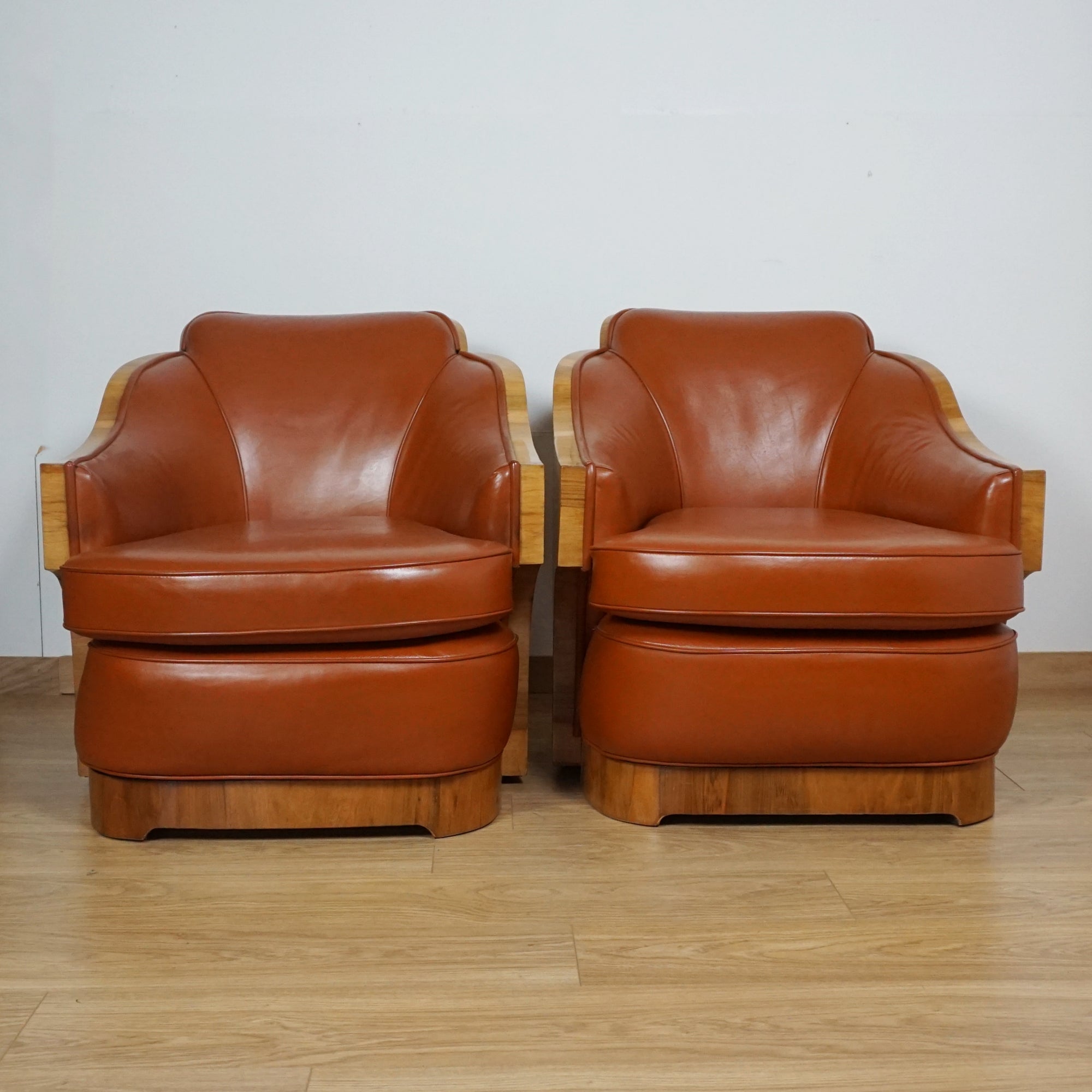 Pair of Art Deco Lounge Chairs by Harry & Lou Epstein - Markies Antiques Ltd
