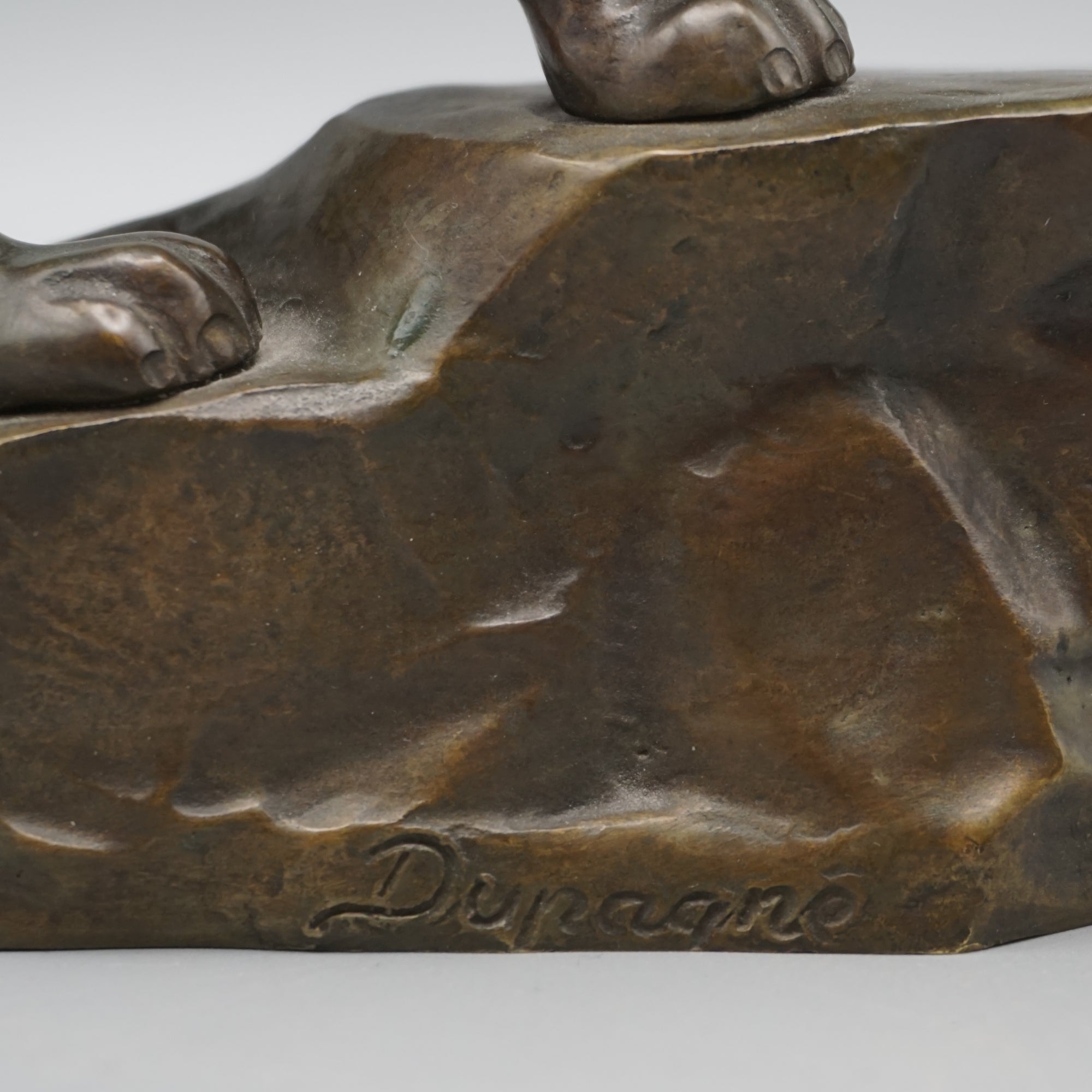 An Art Deco bronze sculpture of a striding panther by Arthur Dupagne - Jeroen Markies Art Deco