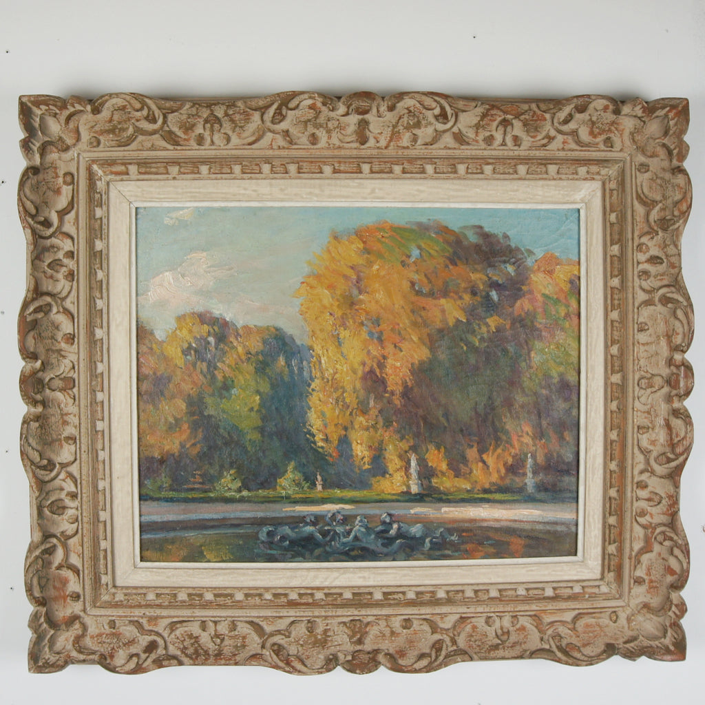'Neriad Fountain in Autumn' Paul Léon Frequenez (1847-1947)