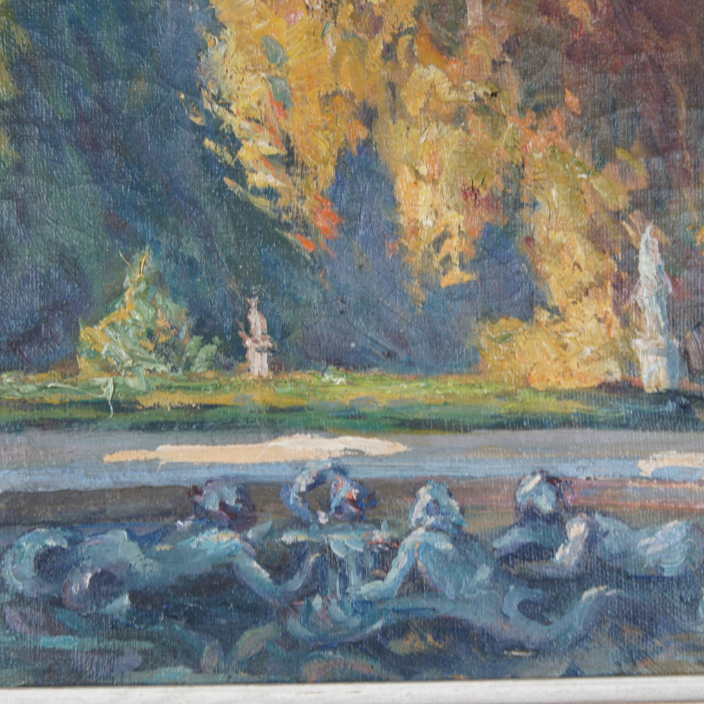 'Neriad Fountain in Autumn' Paul Léon Frequenez (1847-1947)
