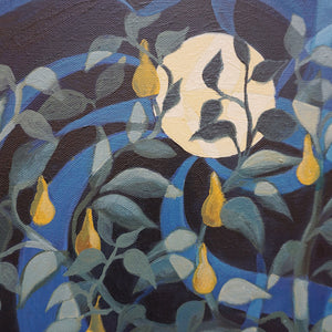 Pear Tree in Moonlight