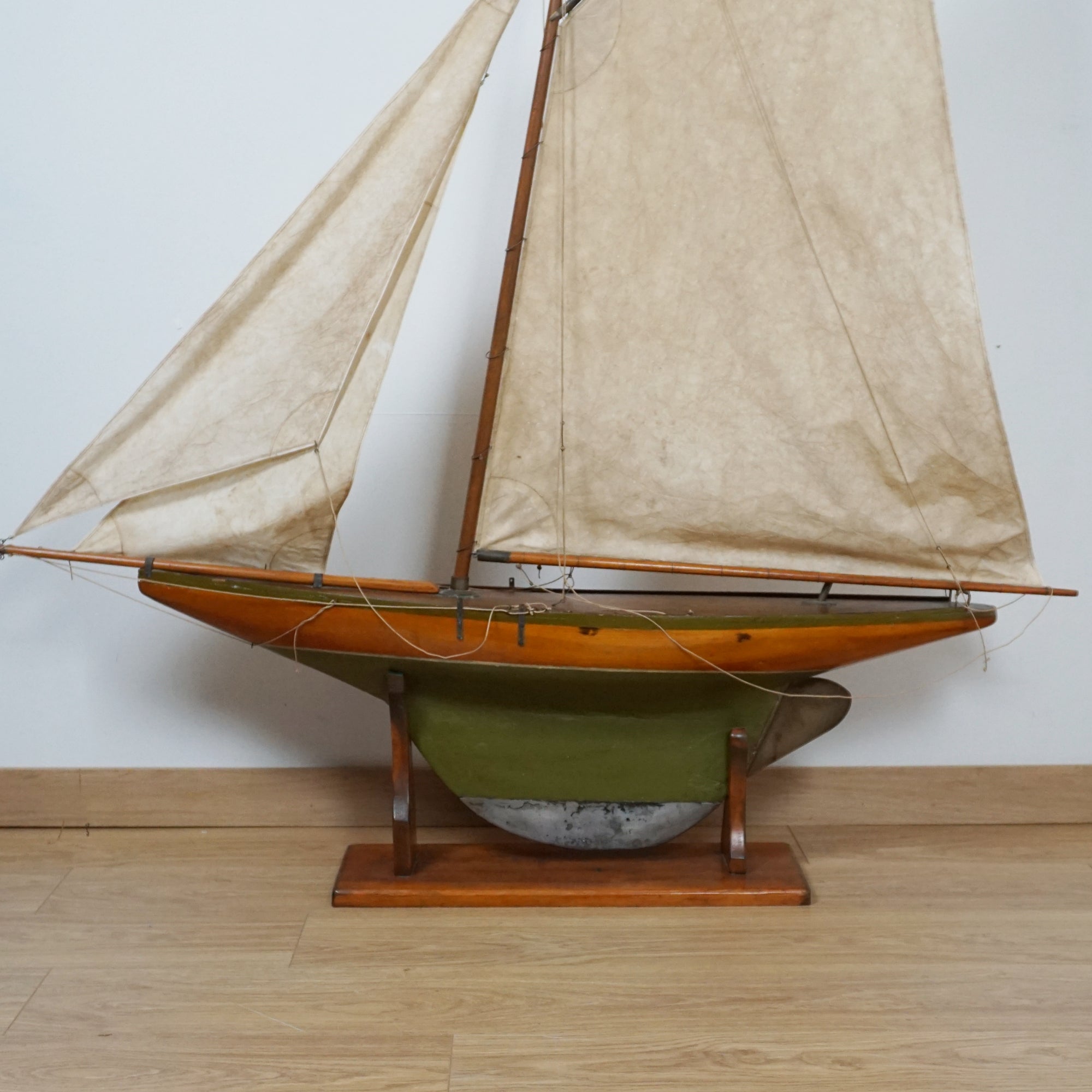 Large 19th Century Pond Yacht