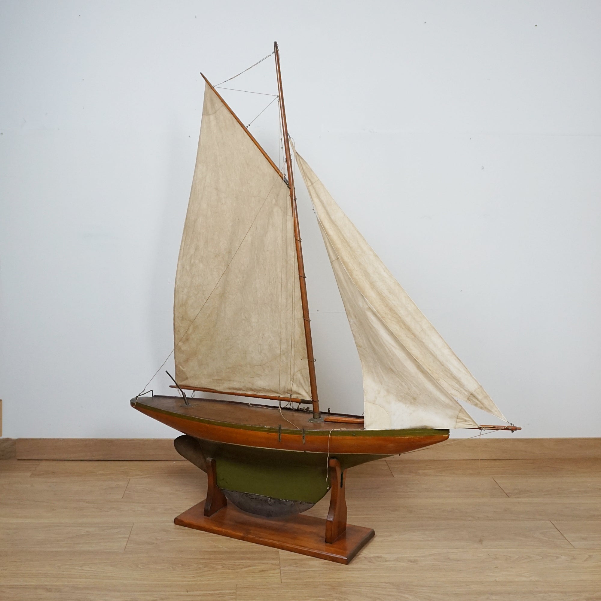 Large 19th Century Pond Yacht