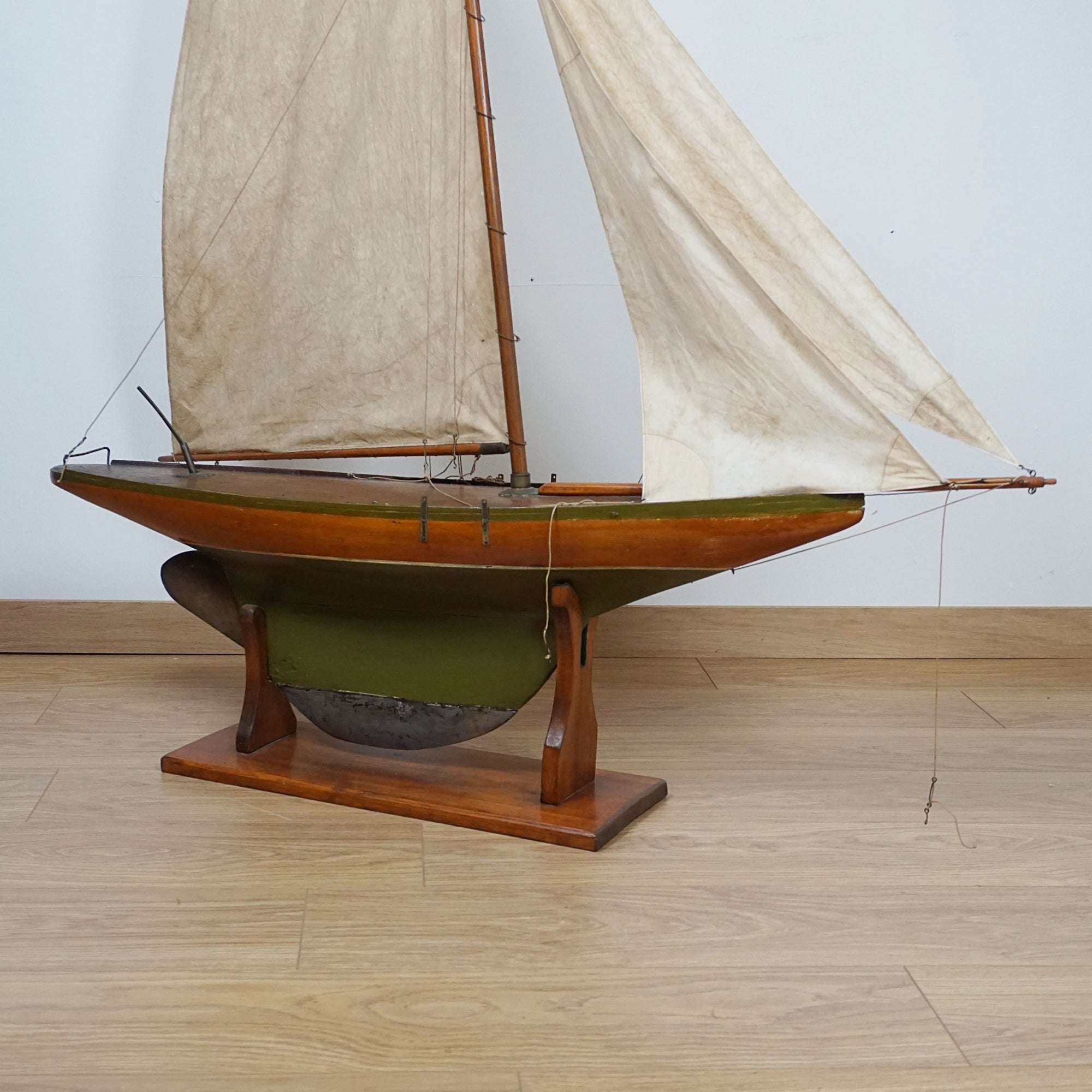 Large 19th Century Pond Yacht