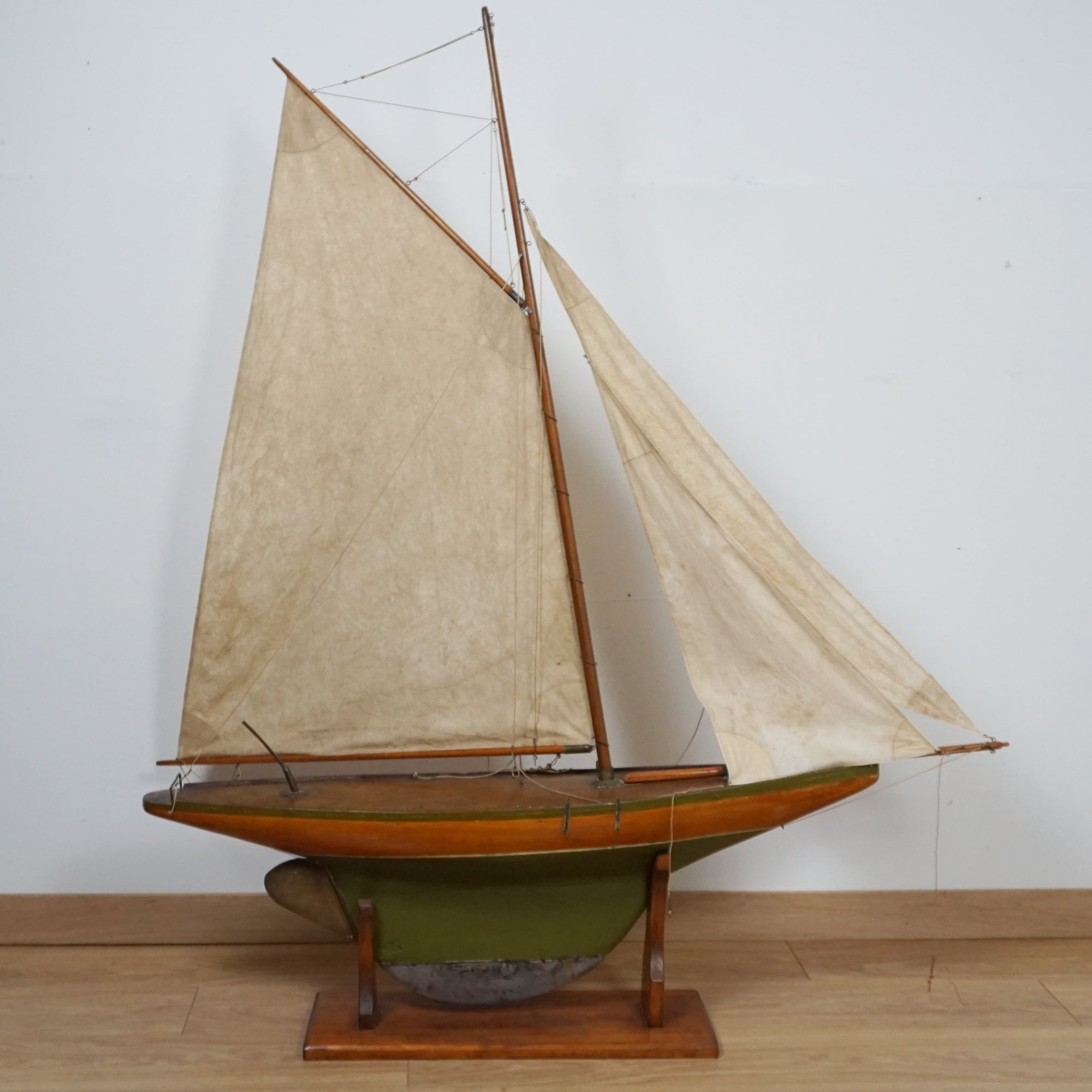 Large 19th Century Pond Yacht