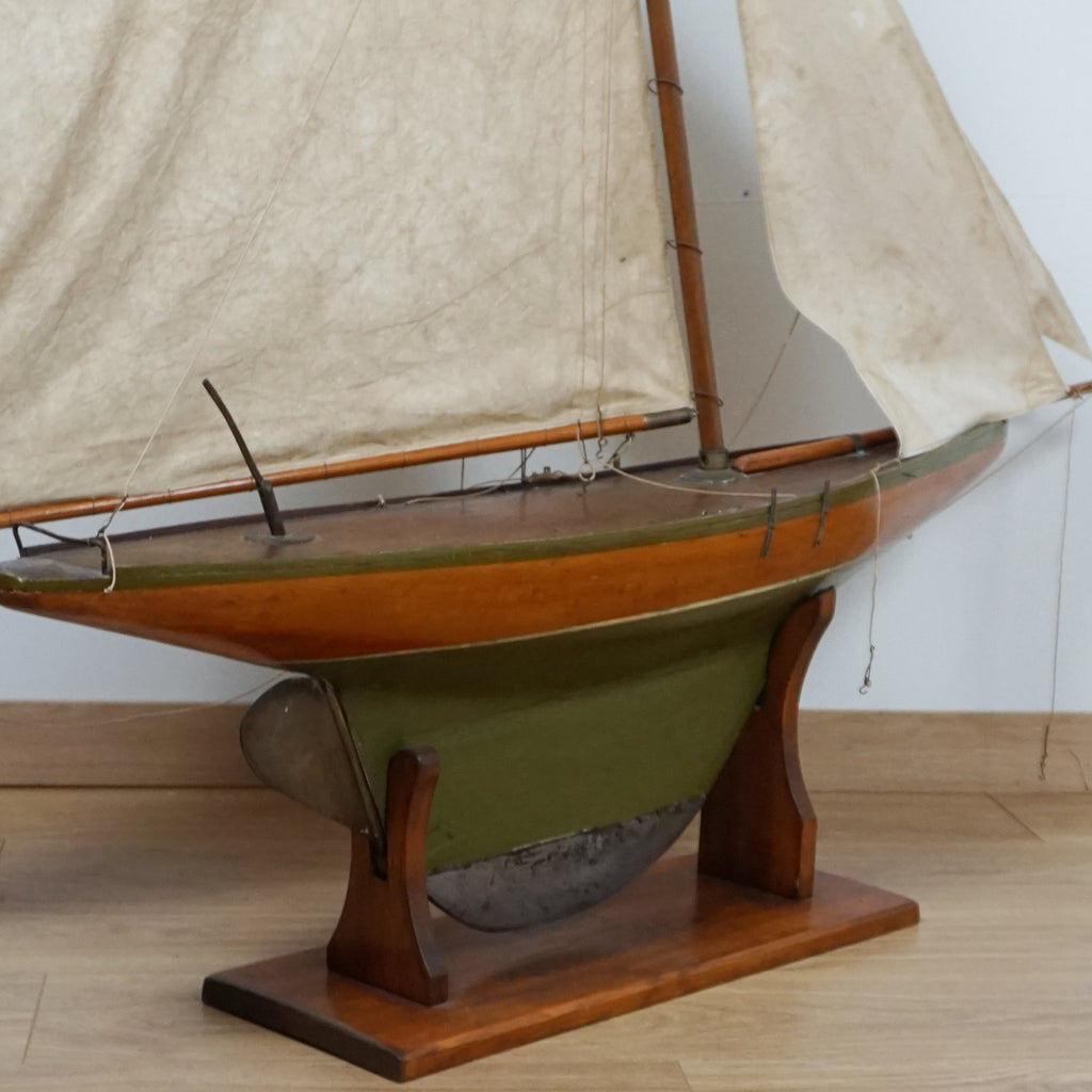 Large 19th Century Pond Yacht