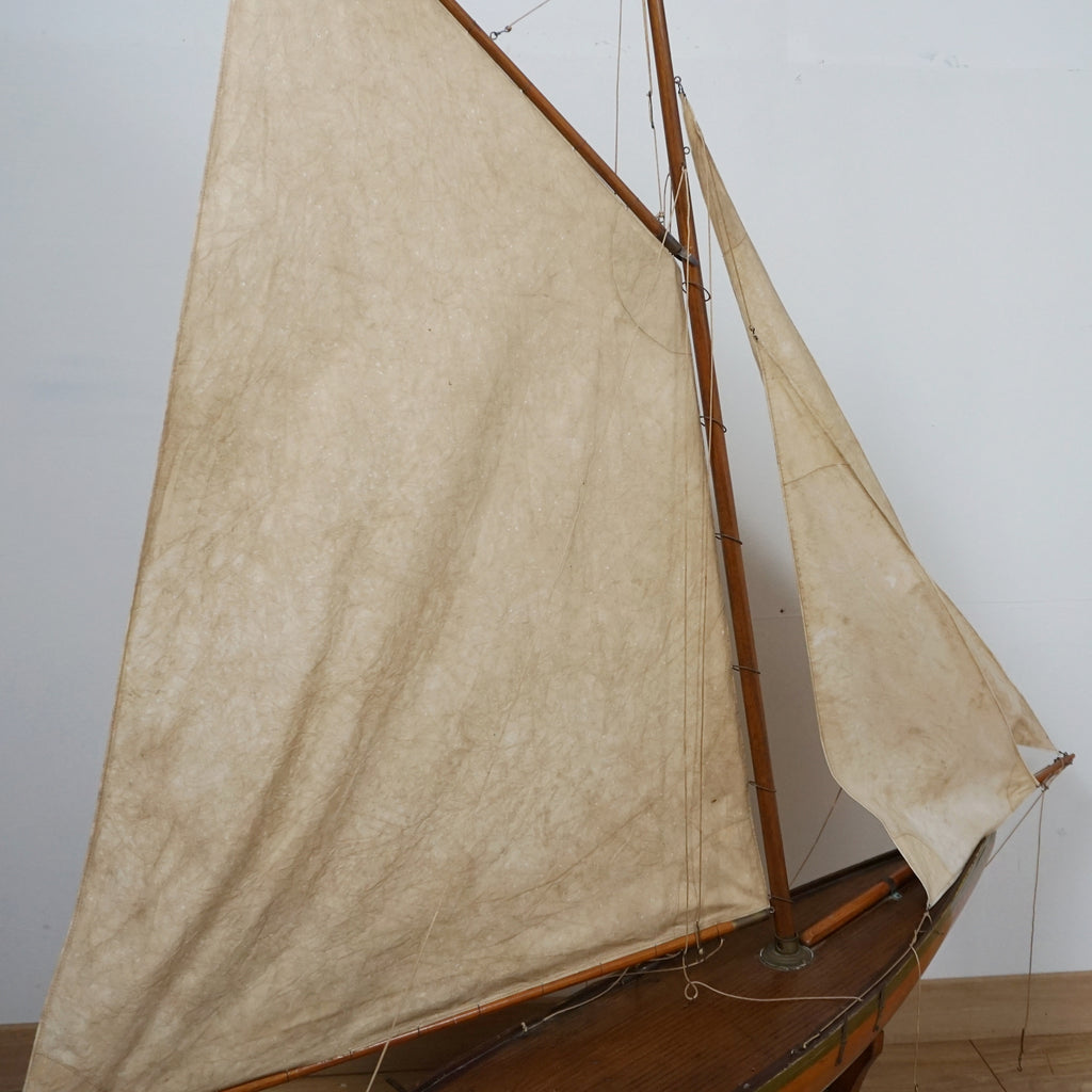 Large 19th Century Pond Yacht