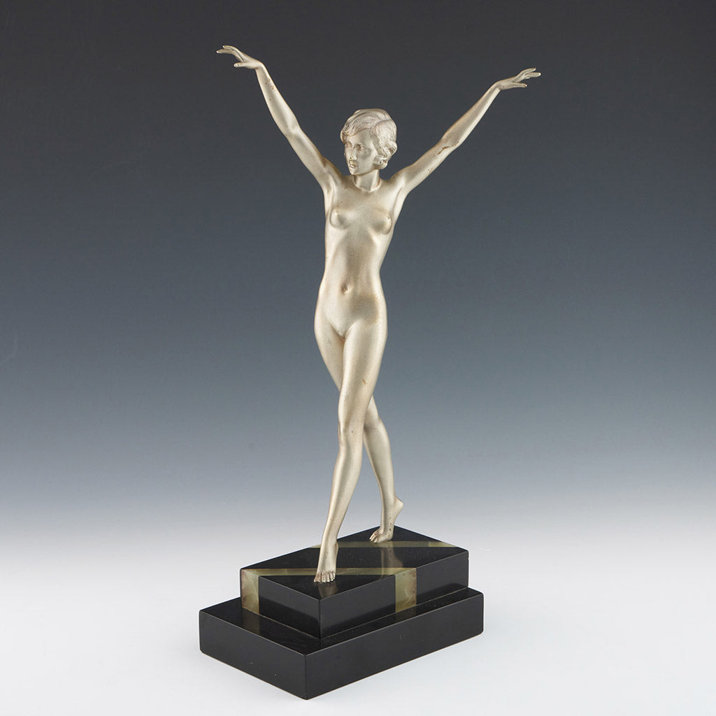 Ferdinand Preiss - Original Art Deco Bronze Preiss Sculpture - Nude Female Bronze Sculpture - Jeroen Markies Art Deco
